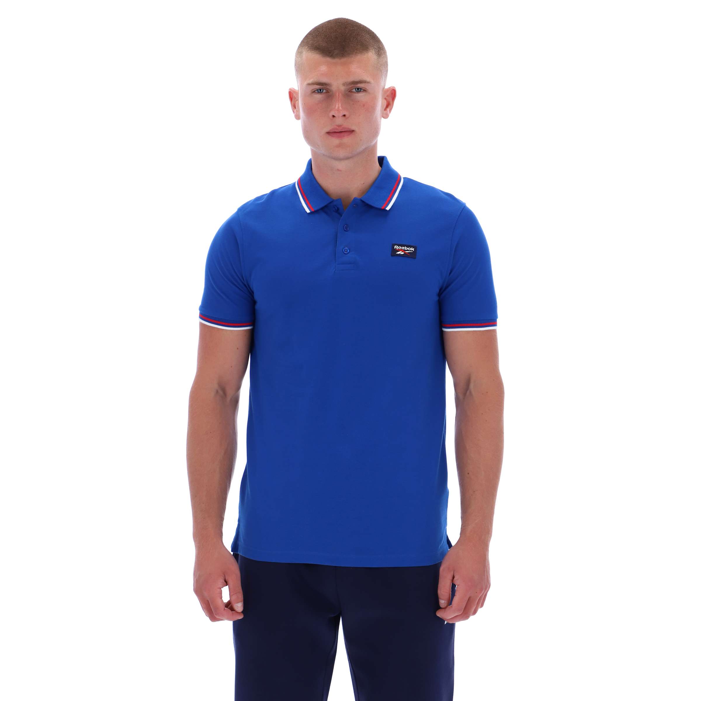 Polo Drake con vivos en cuello y mangas