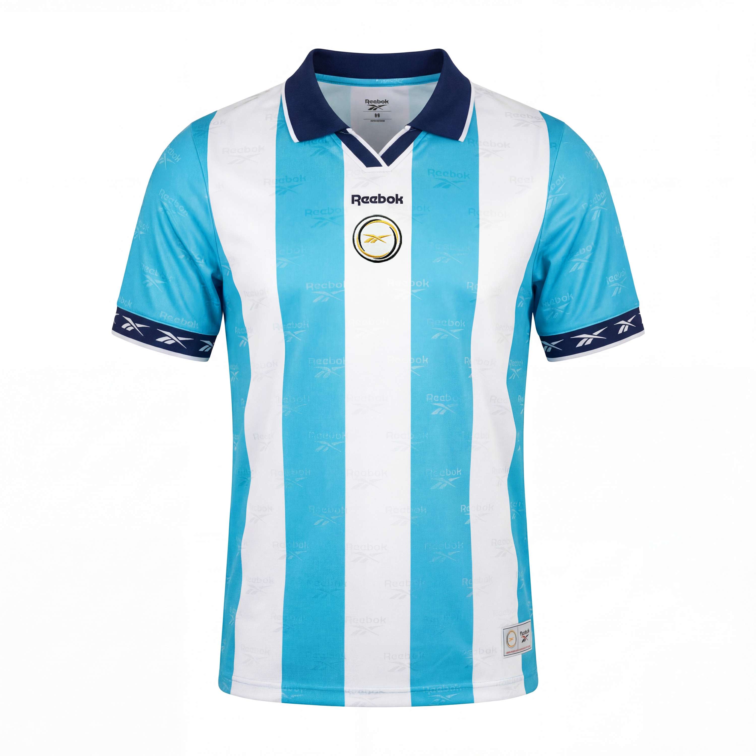Jersey Retro Rayado Celeste image number 3