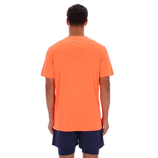 Playera de running manga corta con puntos Vector Playera de running manga corta con puntos Vector