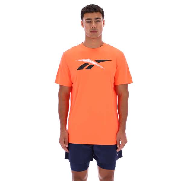 Playera de running manga corta con puntos Vector Playera de running manga corta con puntos Vector