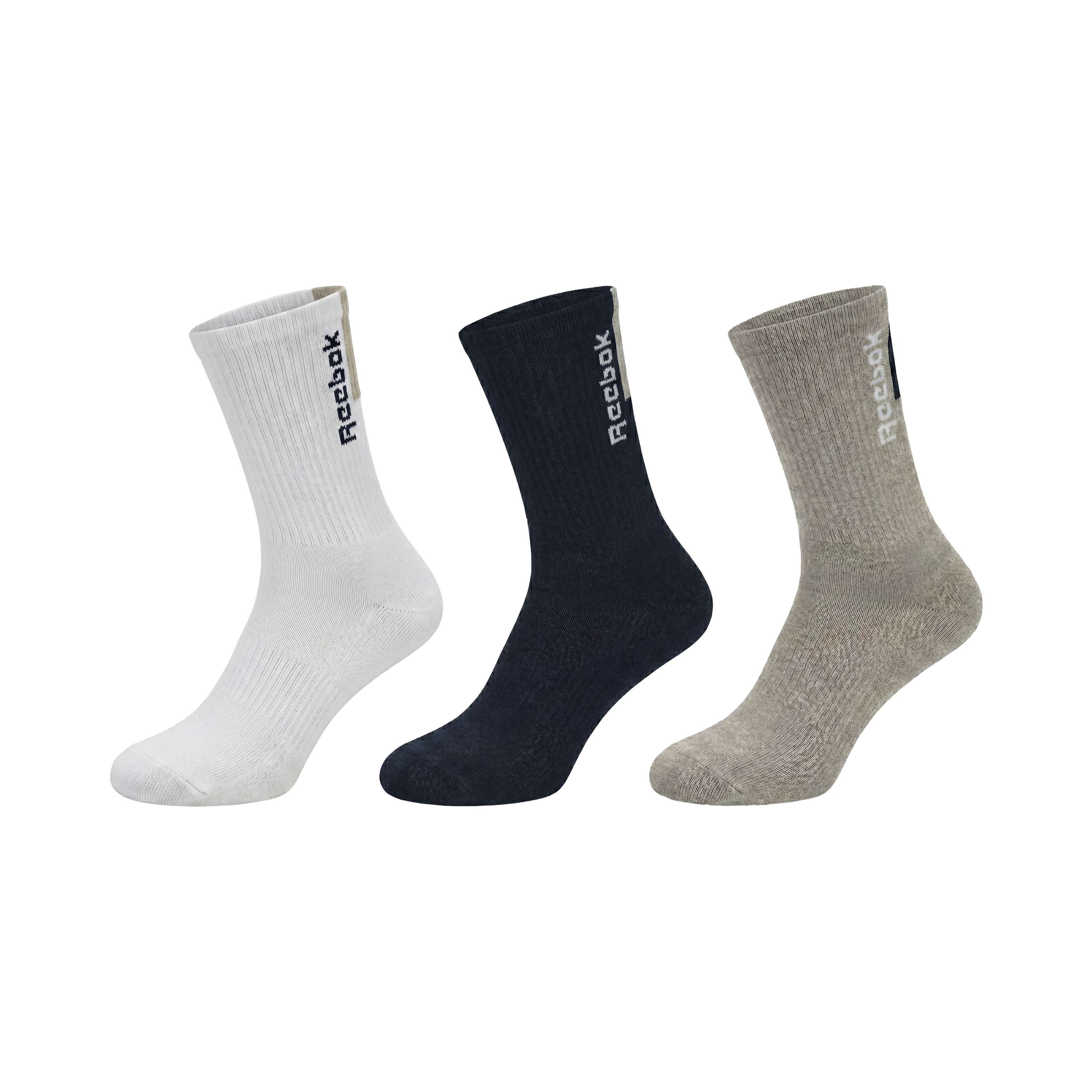 Calcetines Men 3 Pack Mid Crew Multicolor