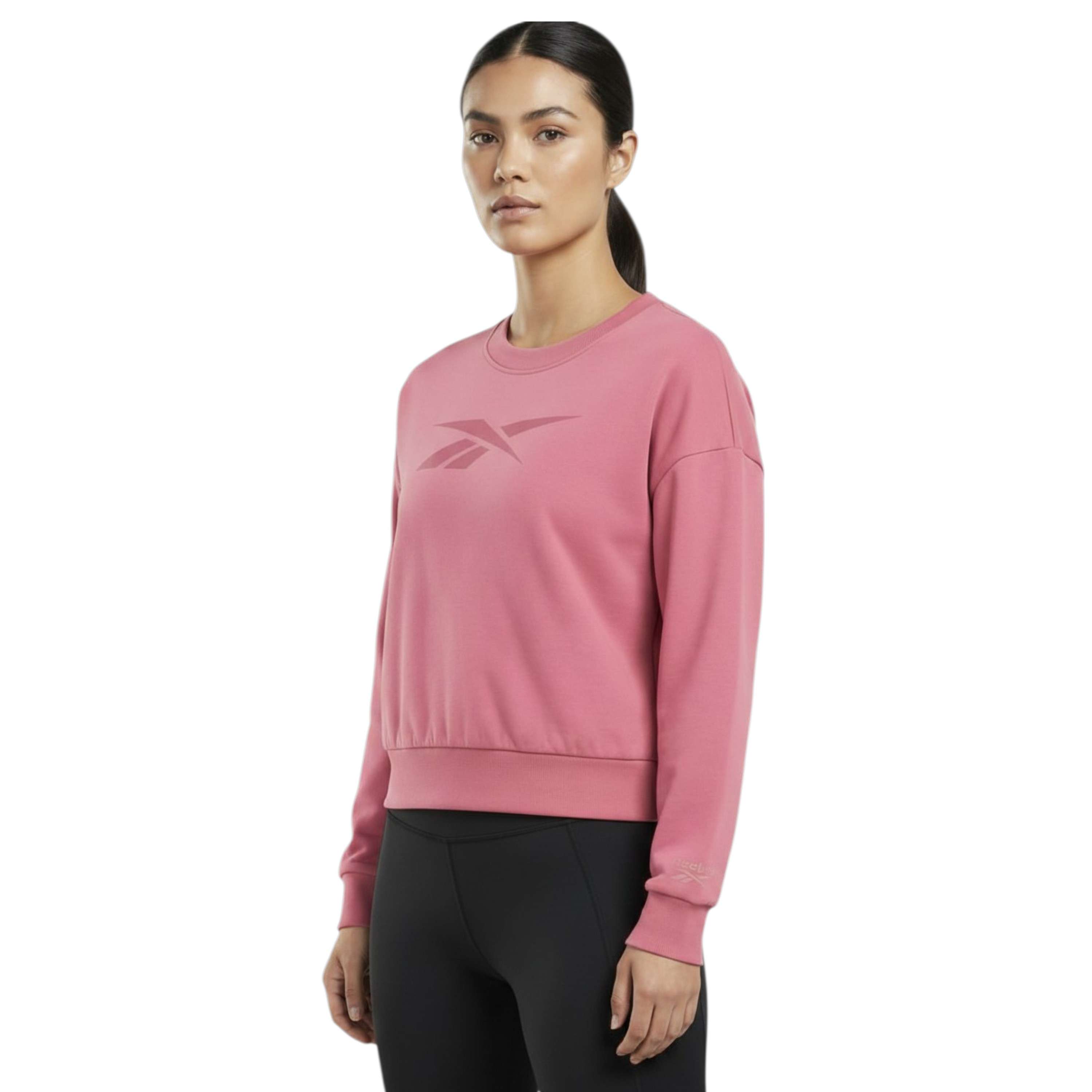 Sudadera Satin Logo Crewneck Sweatshirt