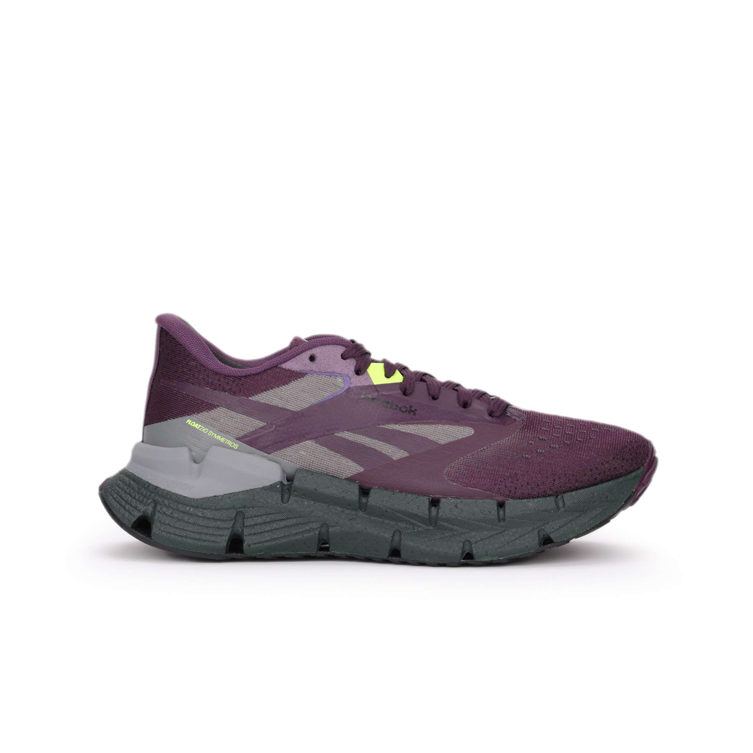 Los tenis Floatzig Symmetros Reebok con espuma Floatride Energy Foam que proporciona ligereza y retorno de energía.