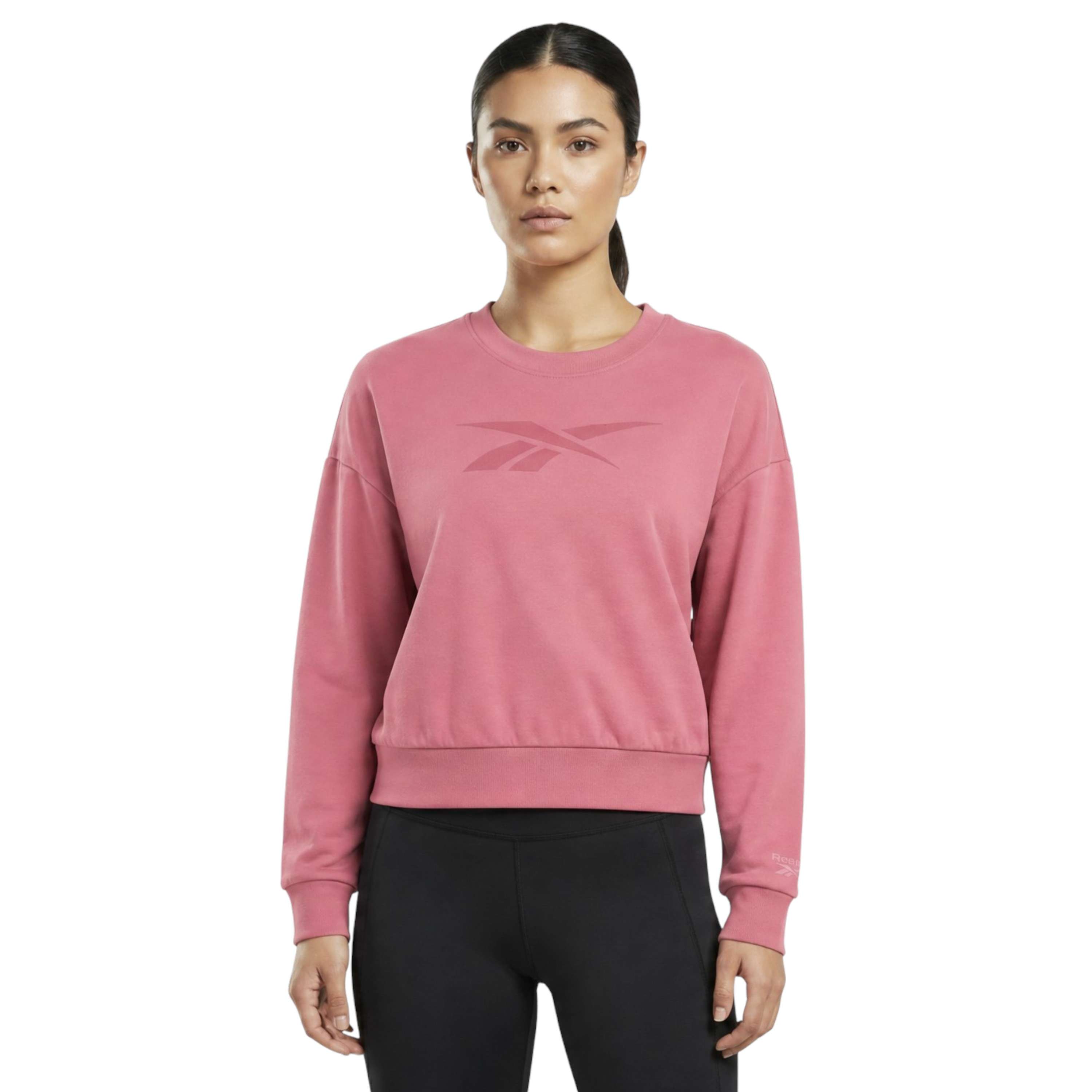 Sudadera Satin Logo Crewneck Sweatshirt