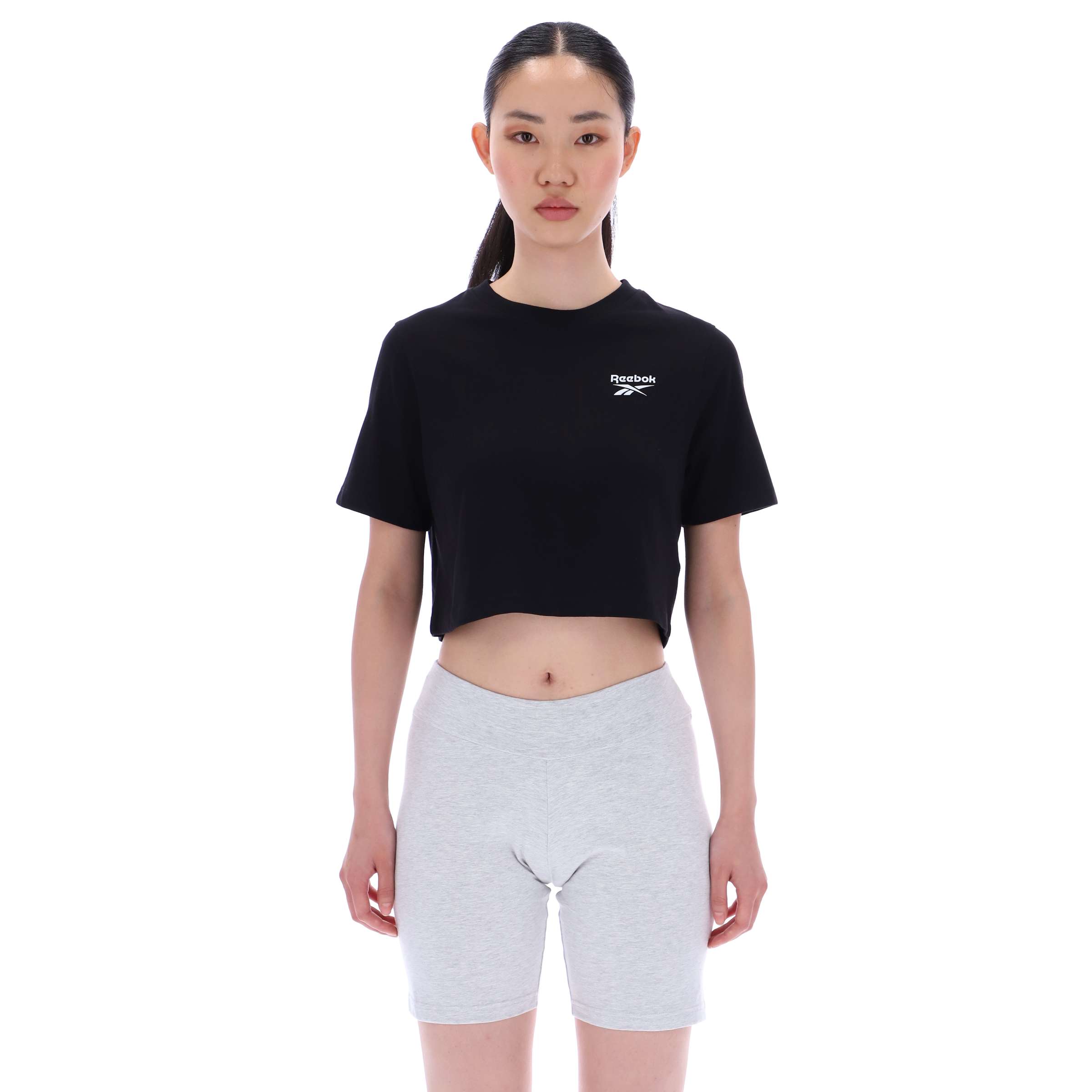 Playera Clara logo pequeño crop