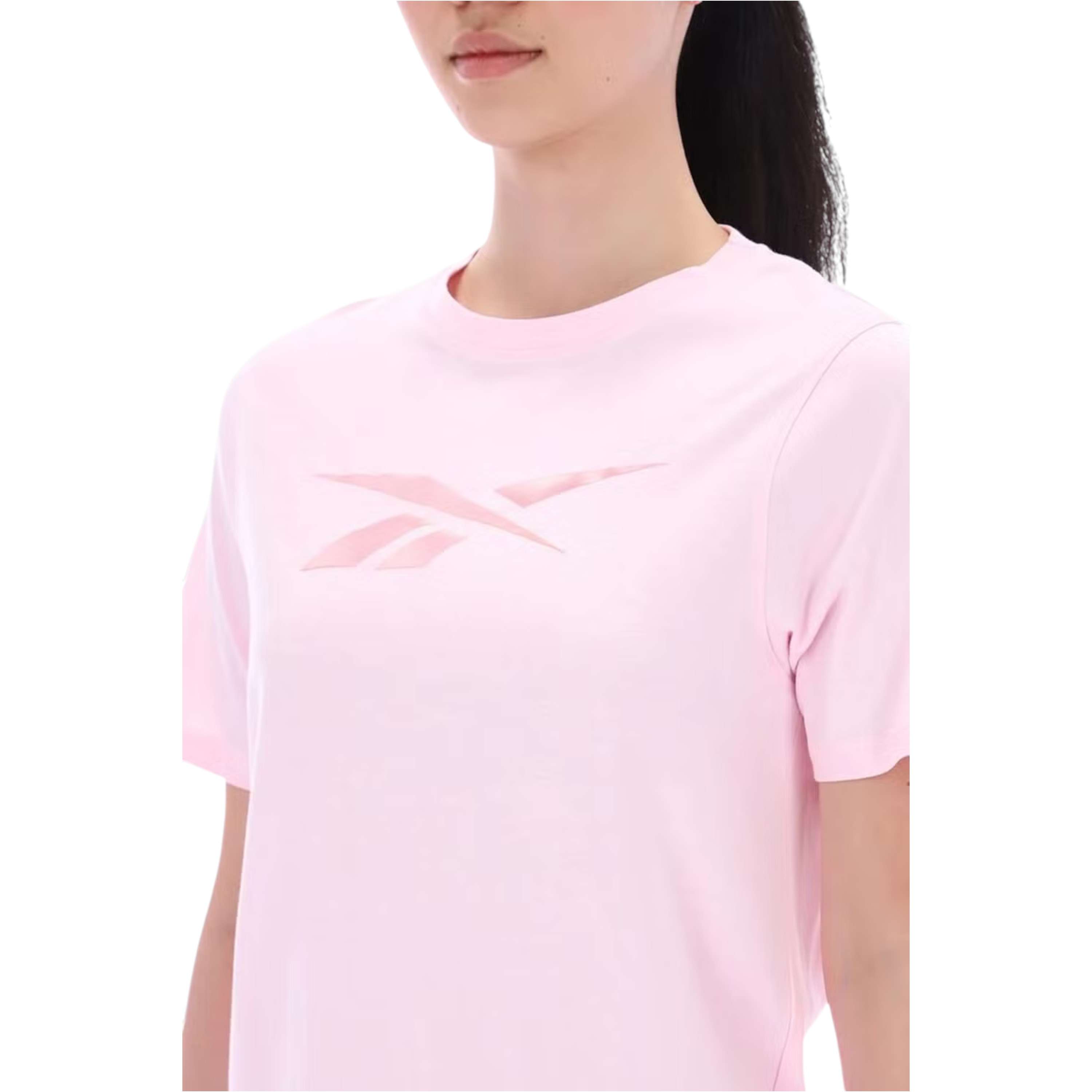 Playera Audrey Tonal Logo Crew Neck Ss Tee image number 3