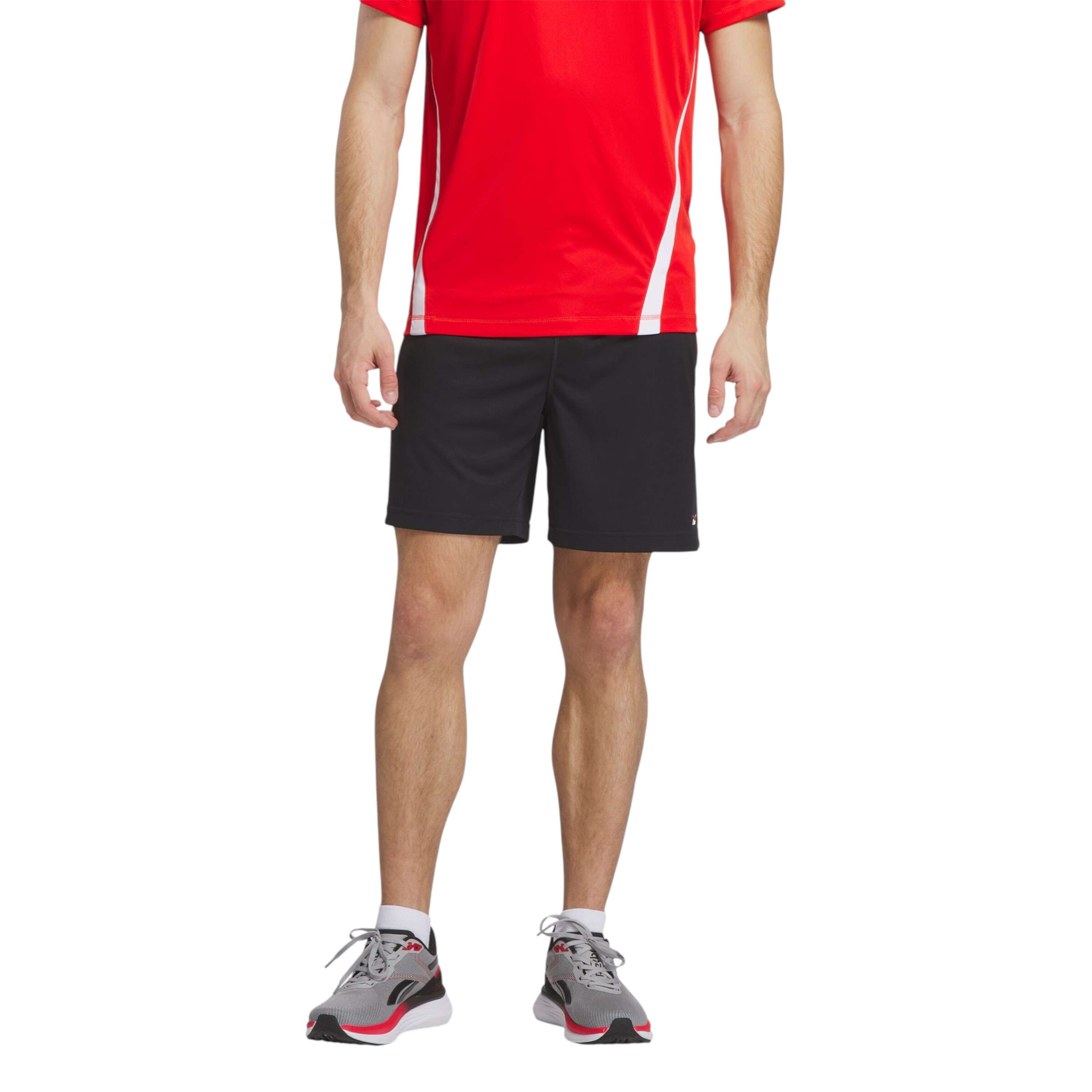 Short de entrenamiento tejido a bloques ID