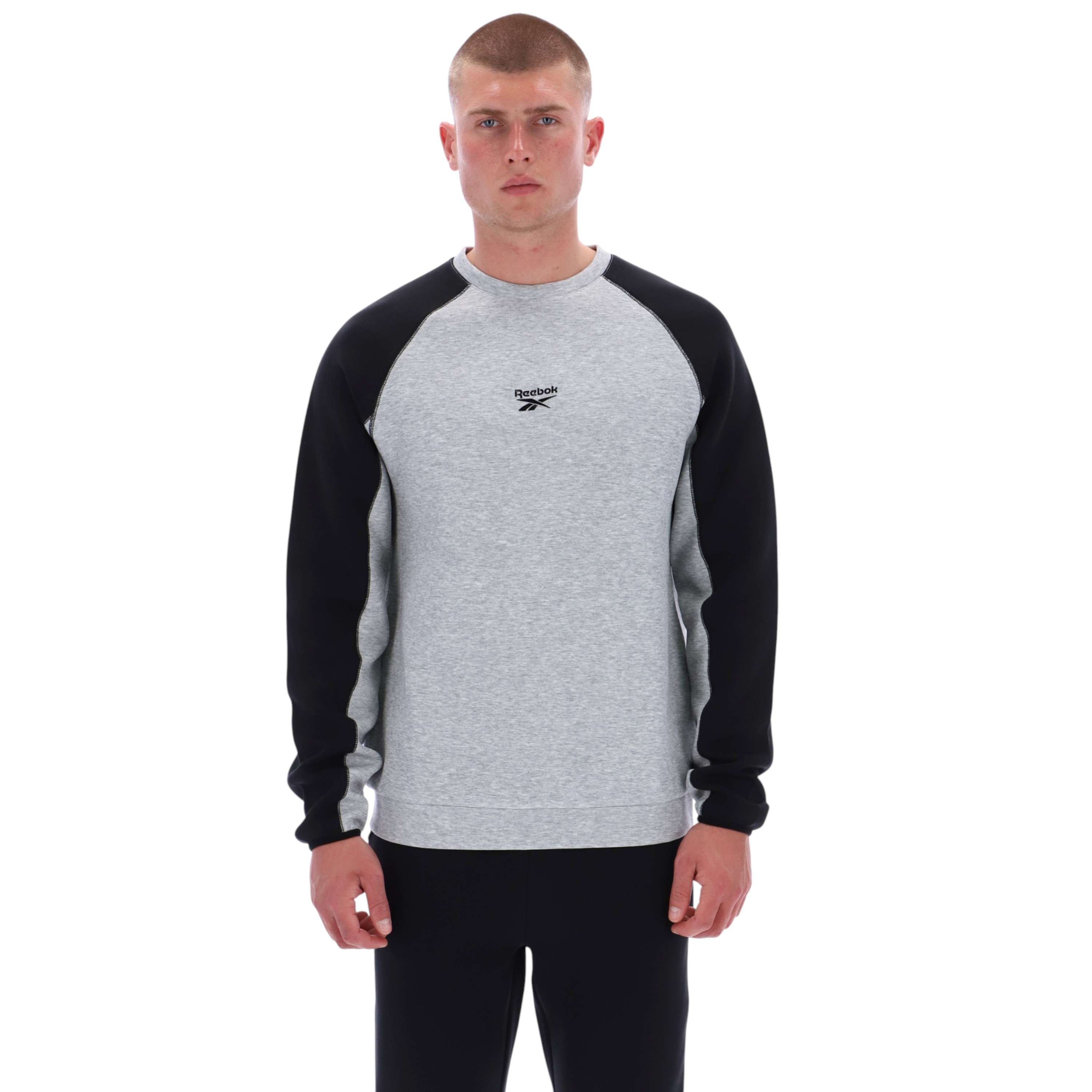 Sudadera Cut and Sew Cuello Redondo