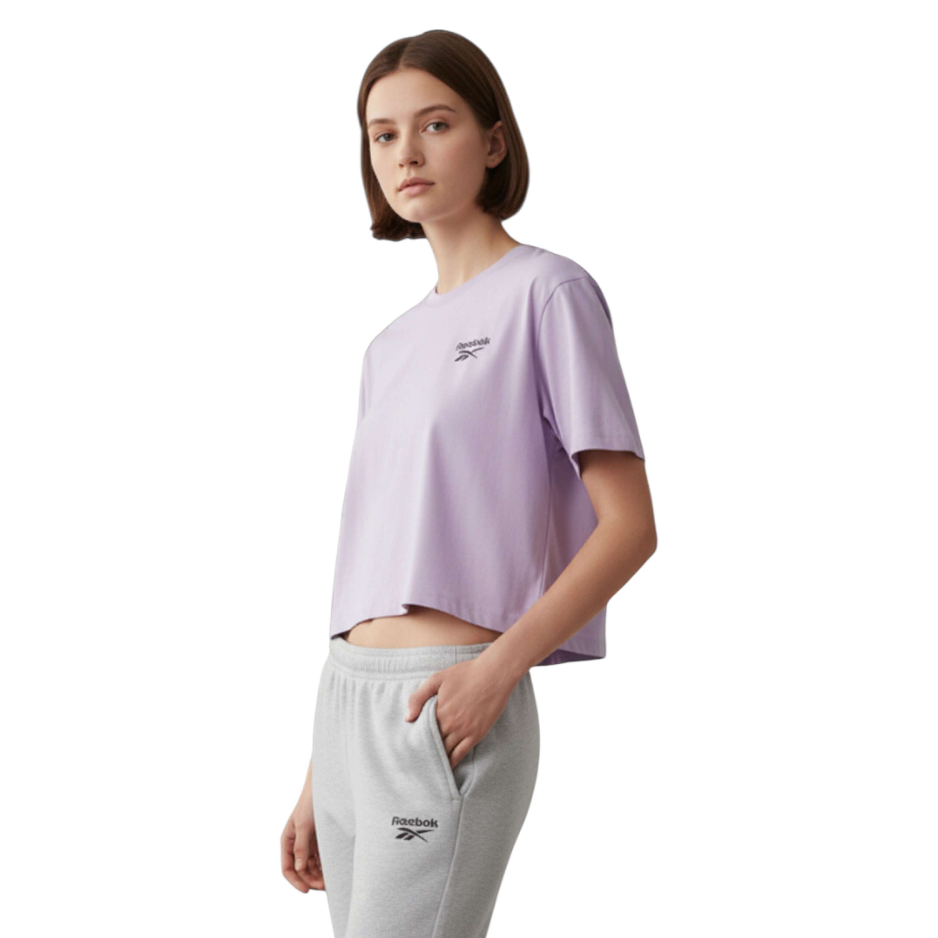 Playera Clara Logo Peque&ntilde;o Crop