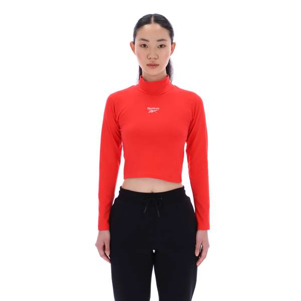 Crop Top con cuello alto SLIM image number 0