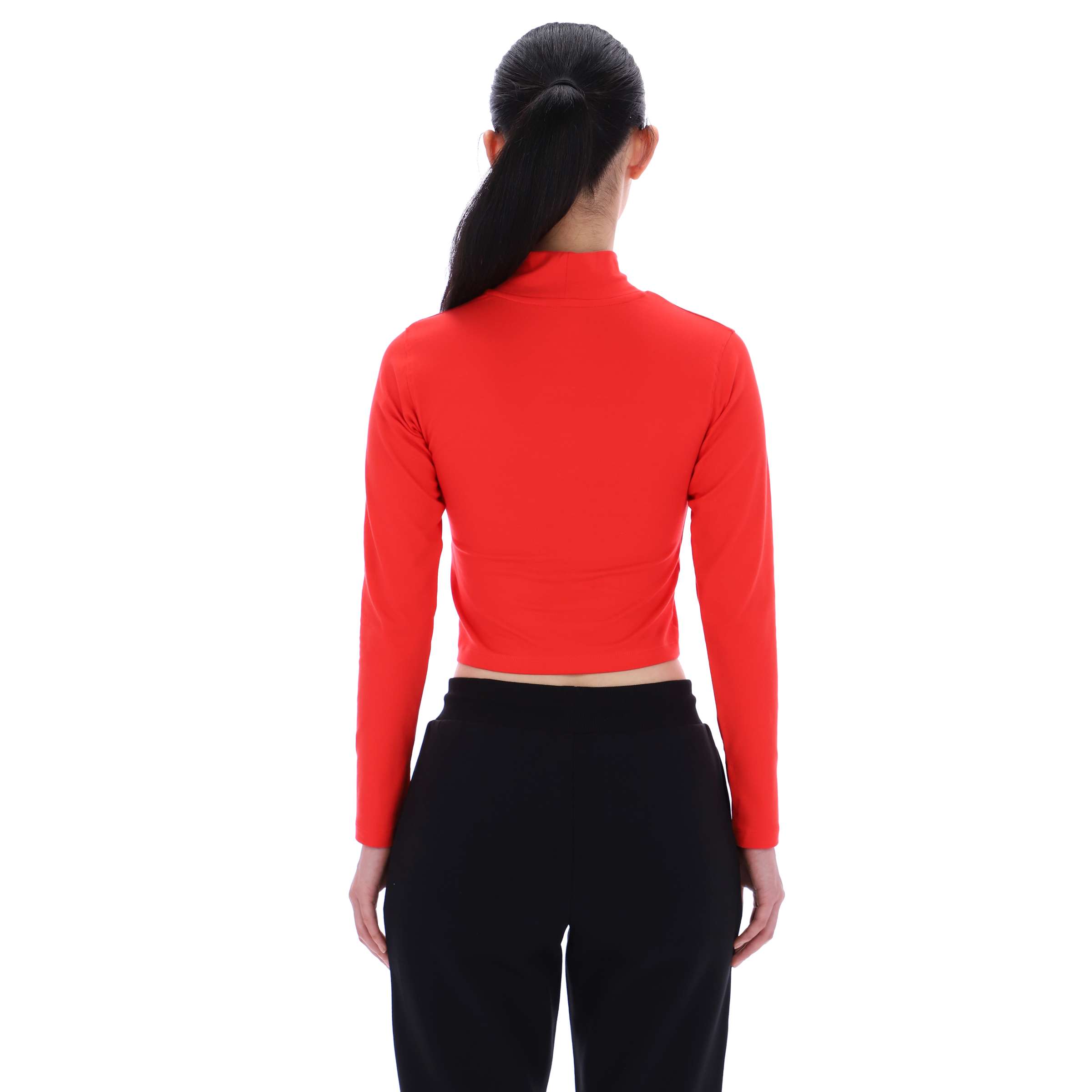 Crop Top con cuello alto SLIM image number 3