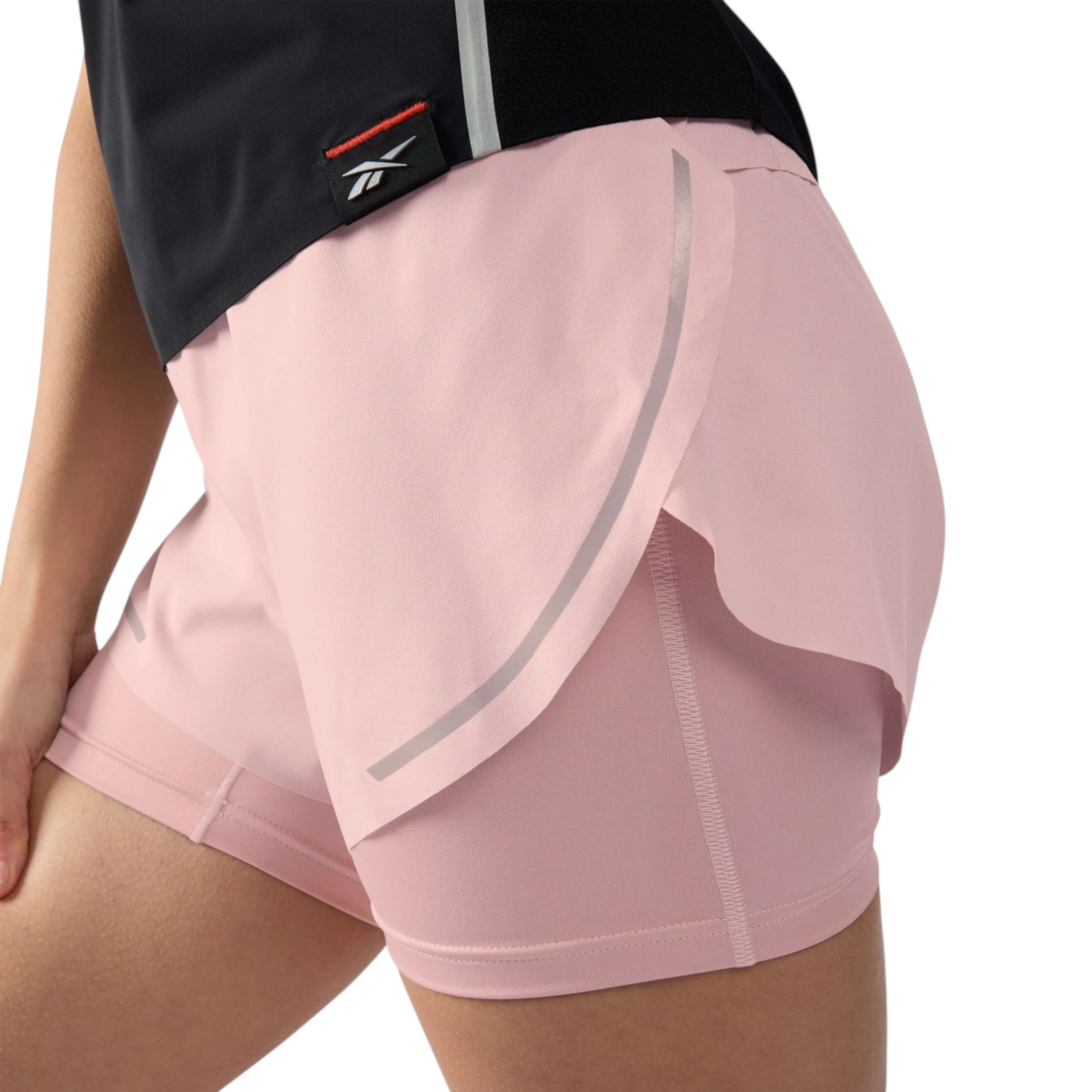 Short de running 2 en 1 LUX Metallic image number 3