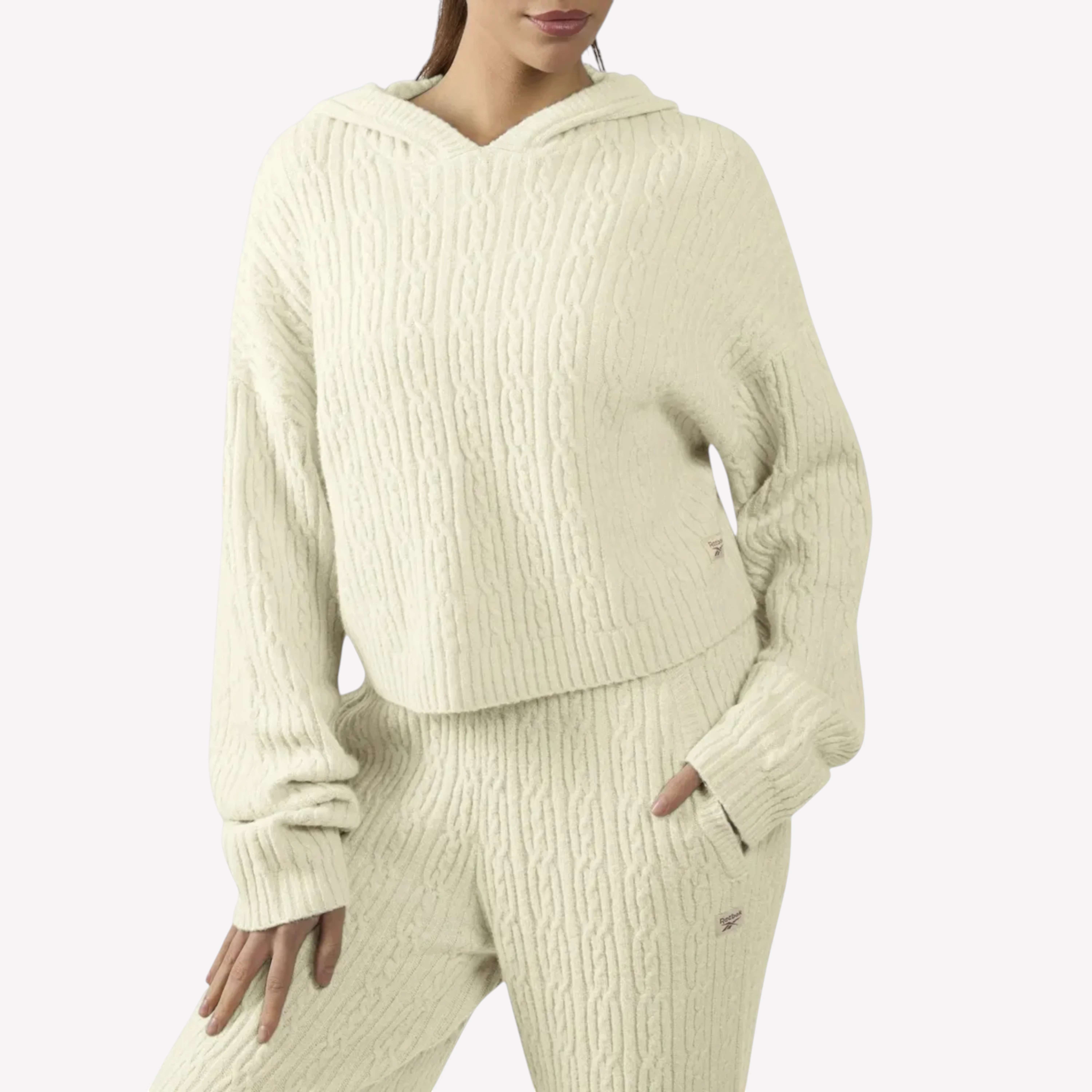 Sudadera Elevated Athletic Cable Knit Hoodie