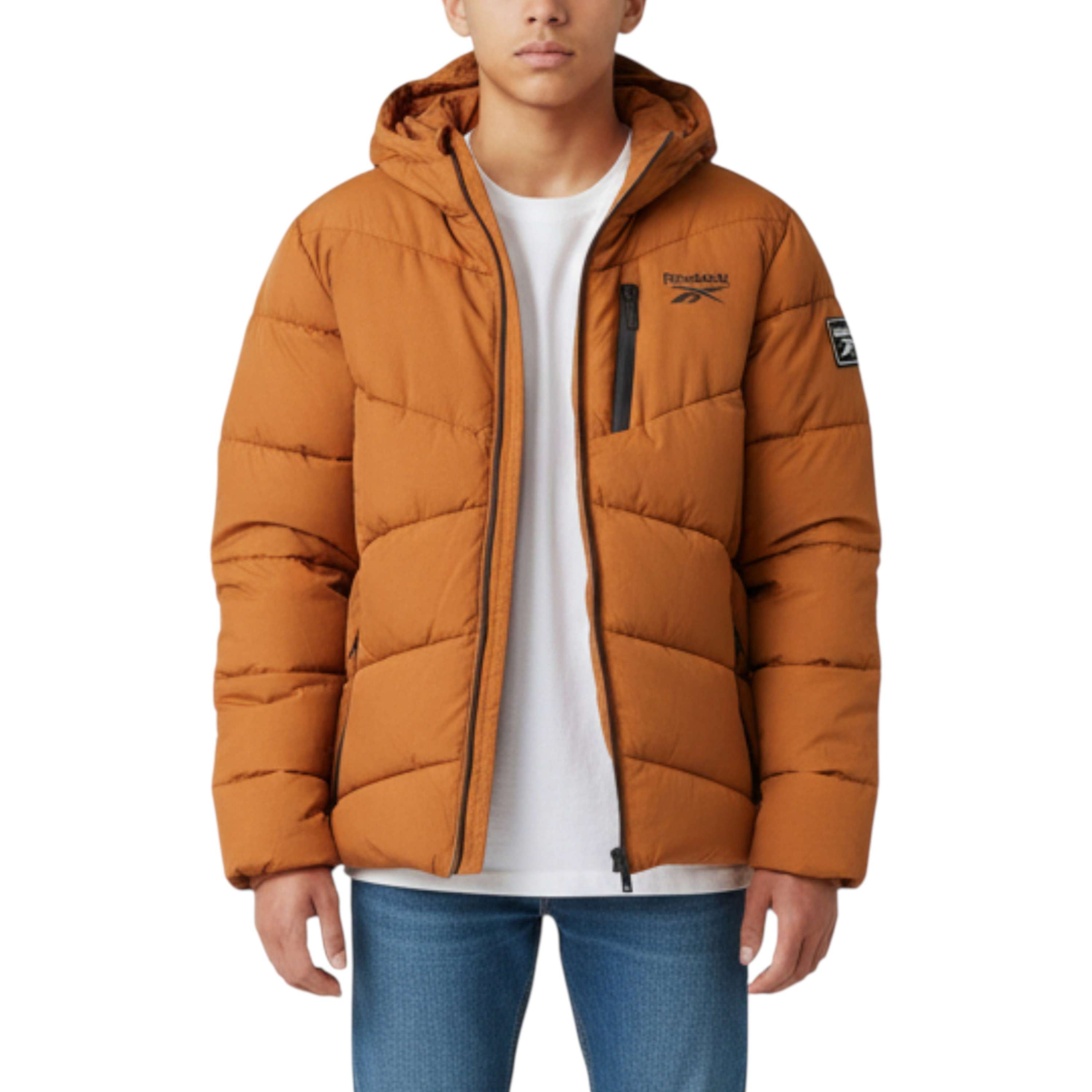 Chamarra puffer el&aacute;stica