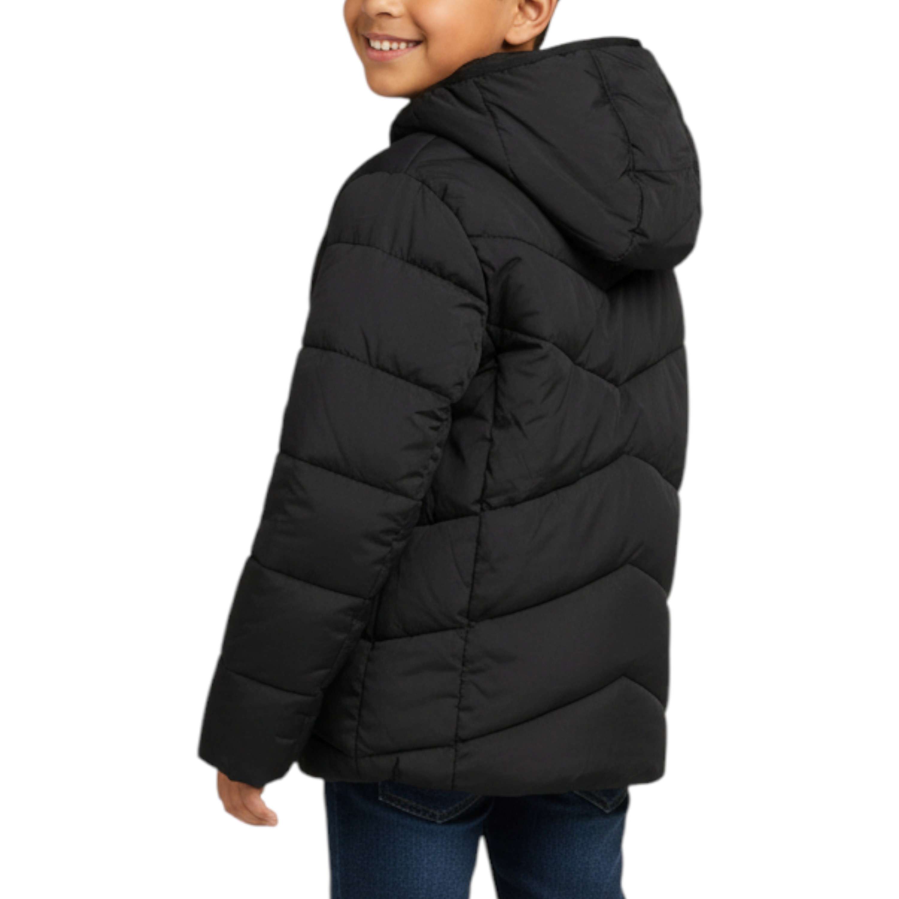 Chamarra puffer elástica