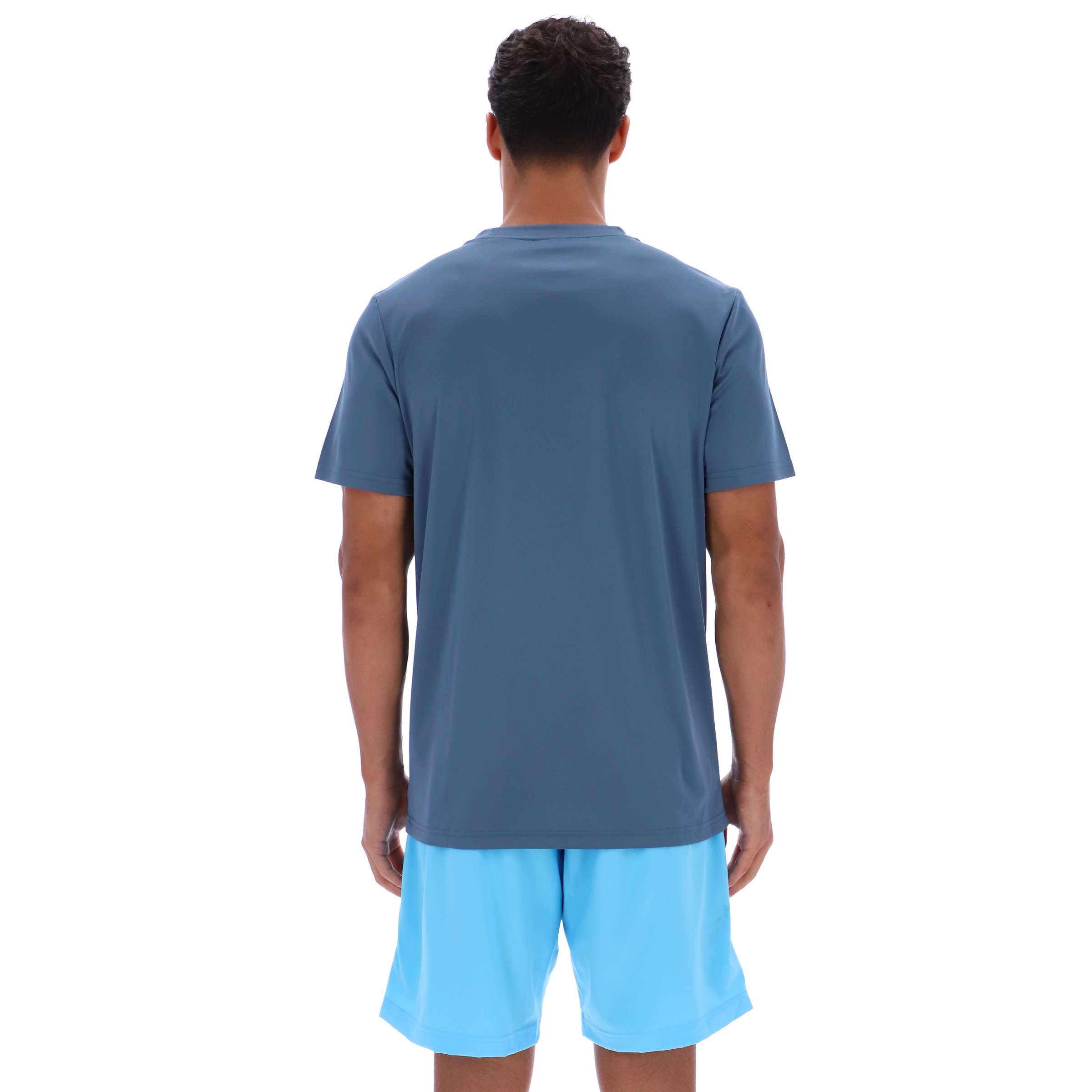 Playera de running manga corta con puntos Vector image number 3