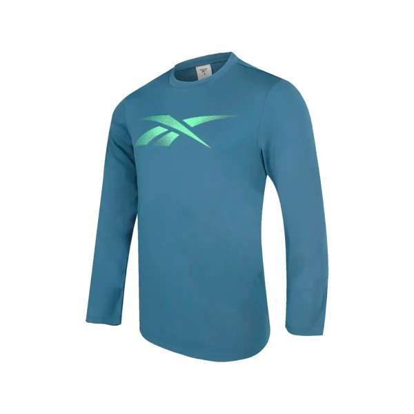 Playera de running manga larga con puntos Vector Playera de running manga larga con puntos Vector