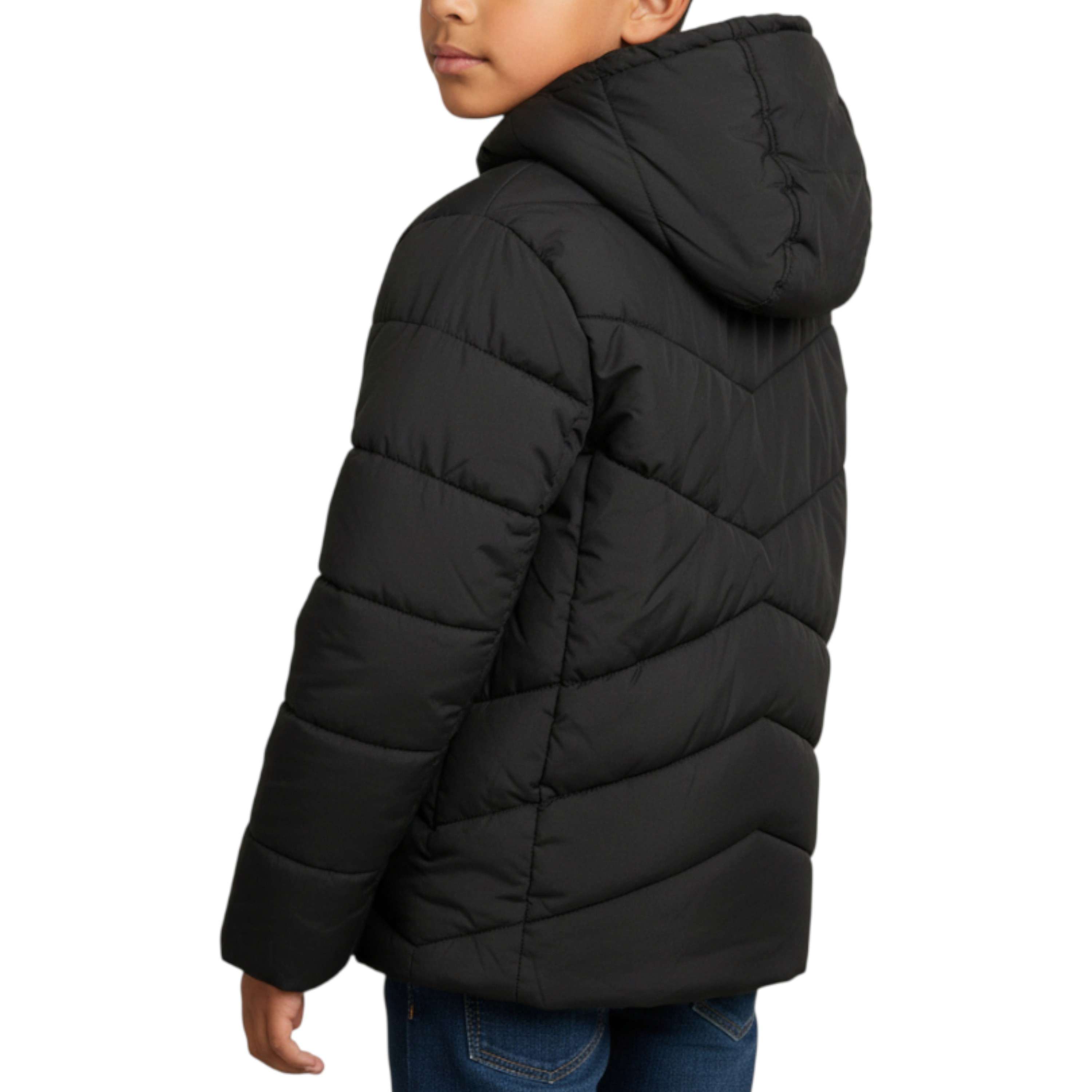 Chamarra puffer elástica