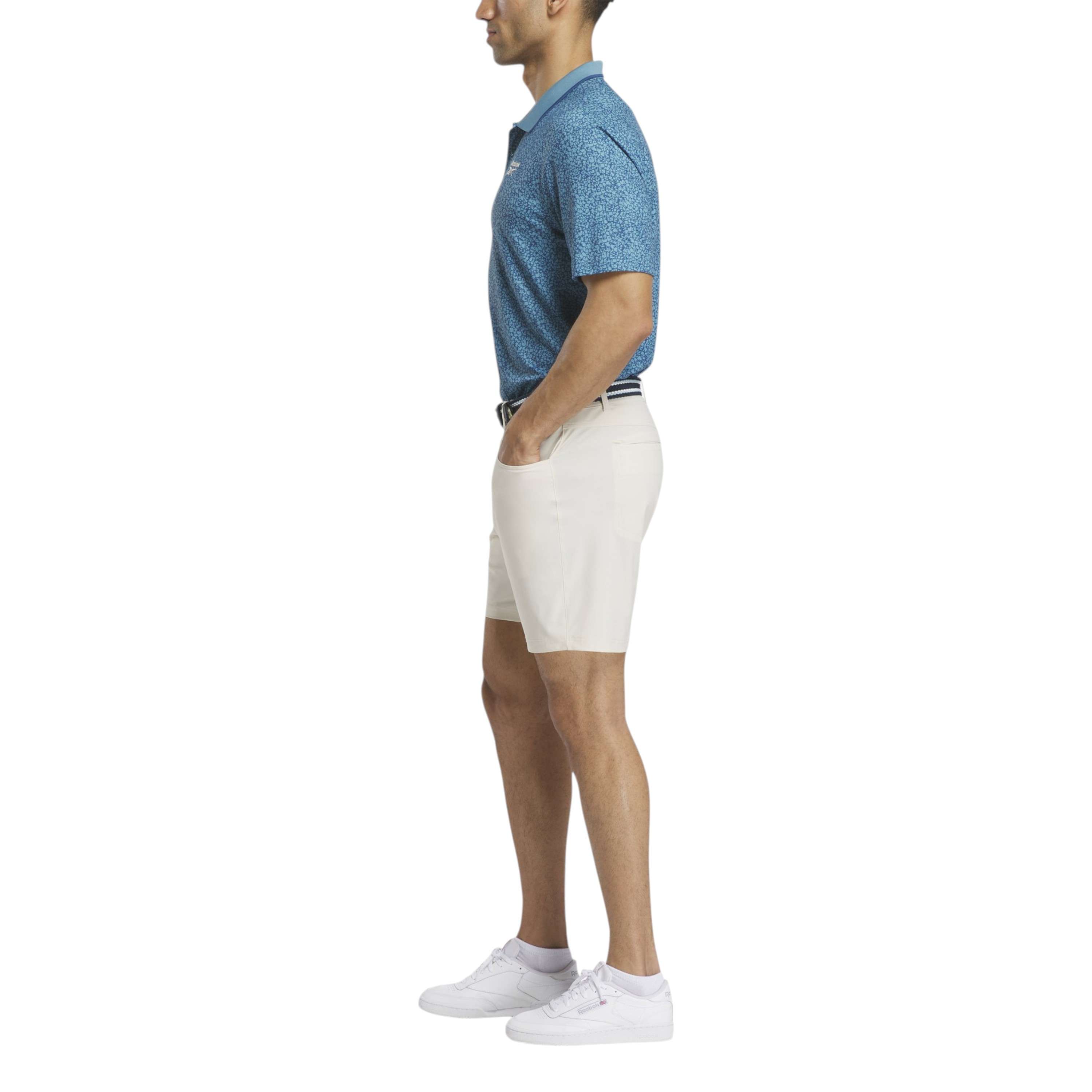 Playera Crackle Print Polo