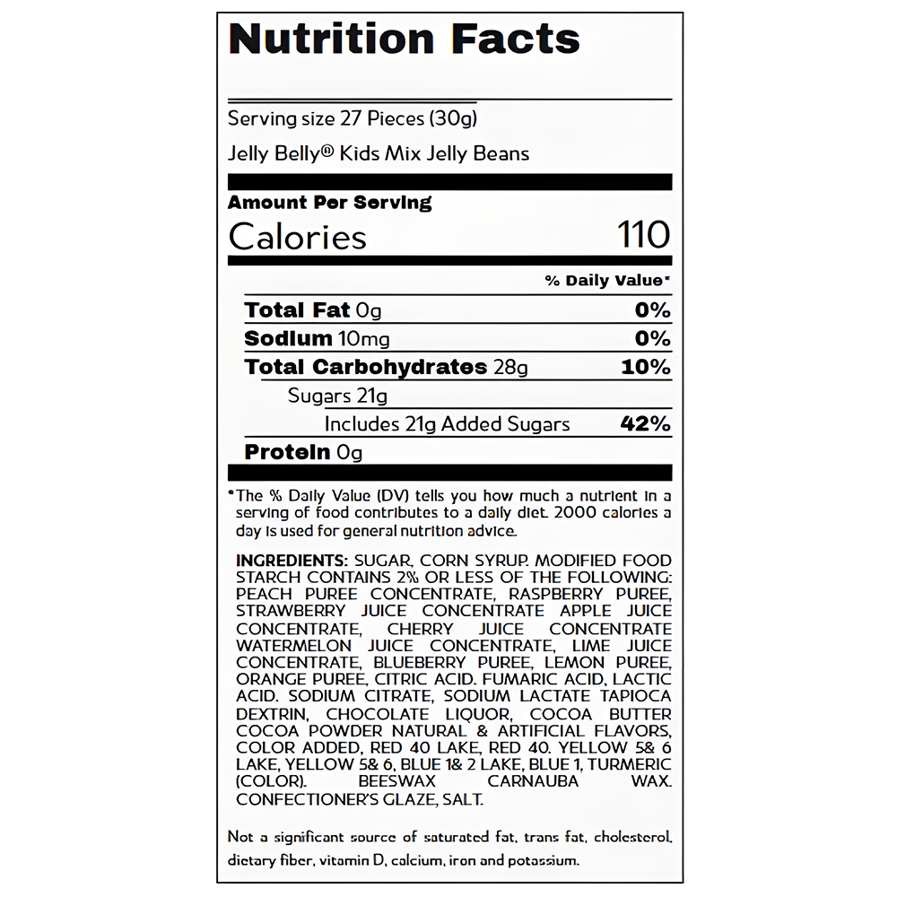 Jelly Belly Bagged Kids Mix 3.5 Oz Bag, , large image number 2
