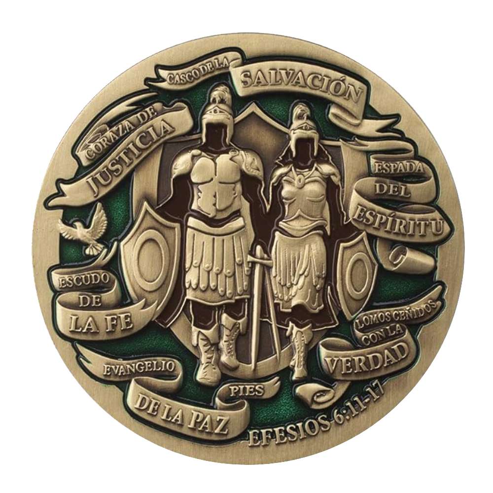 Armor of God Medallion Coin (Spanish), , large image number 2