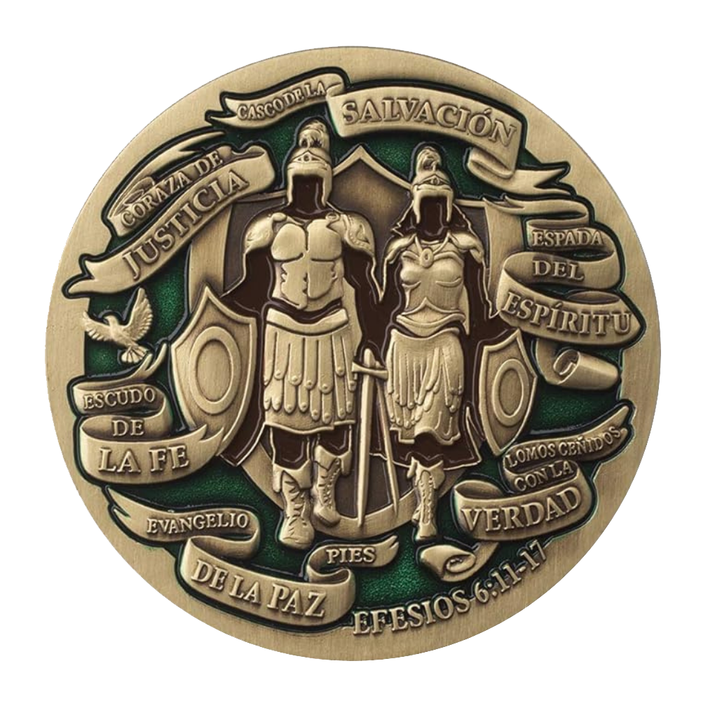 Armor of God Medallion Coin (Spanish), , large image number 2