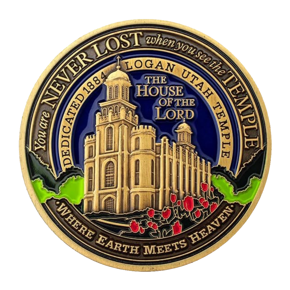 Logan Utah Temple Medallion Coin