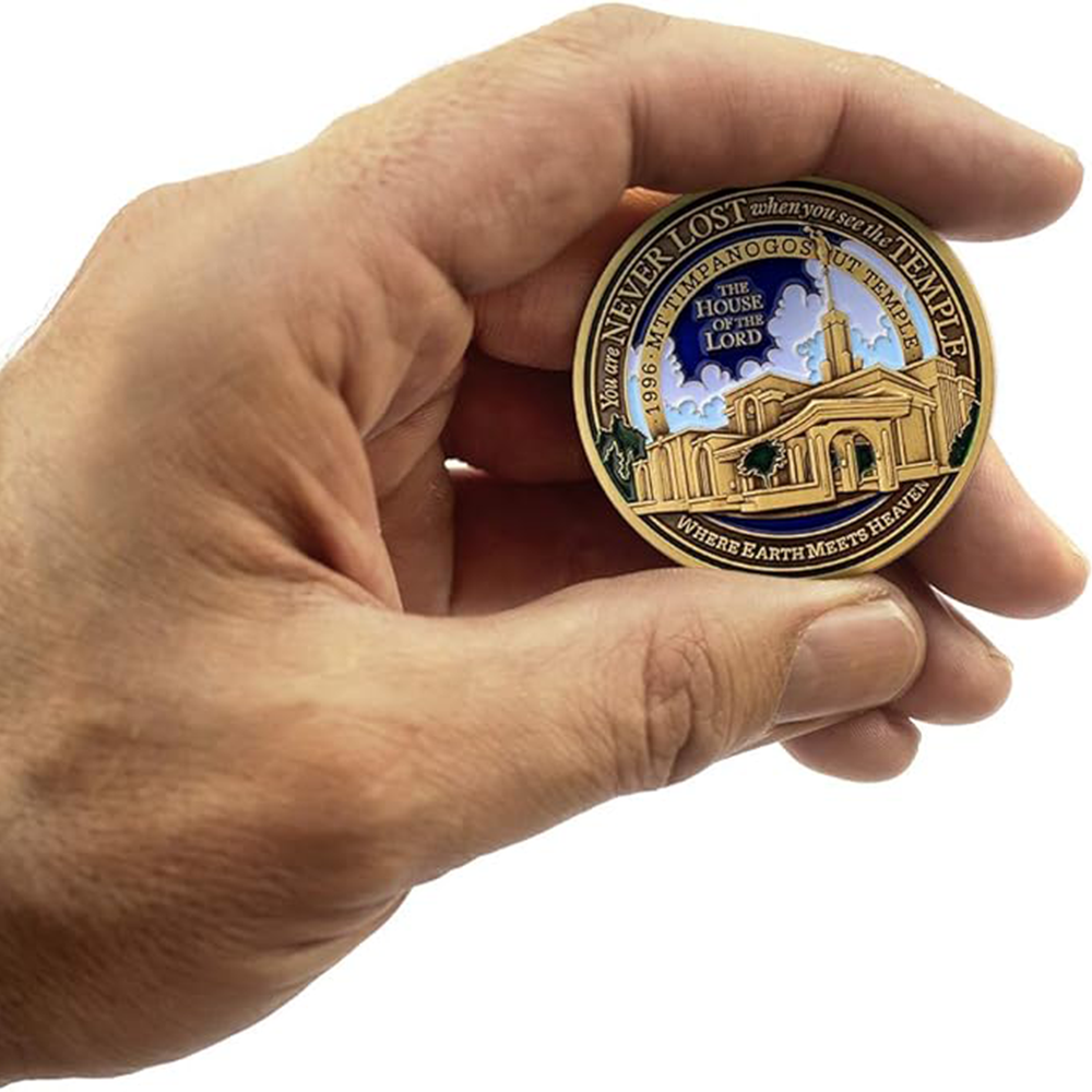 Mt. Timpanogos Utah Temple Medallion Coin, , large image number 3