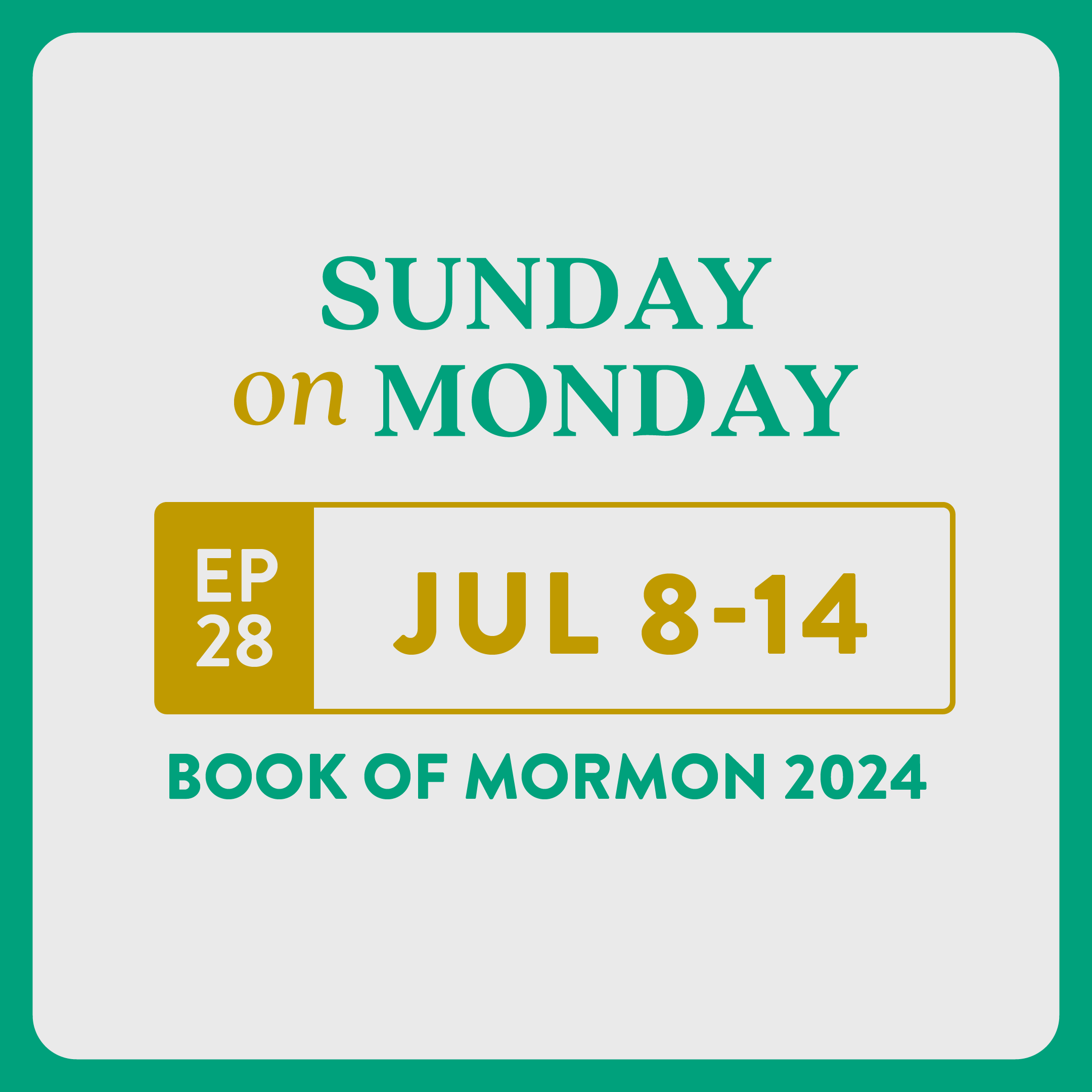 #28 Alma 23-29: Anti-Nephi-Lehi