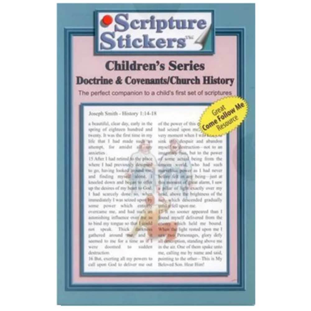 Children's Doctrine and Covenants Scripture Stickers,  Children's Doctrine and Covenants Scripture Stickers