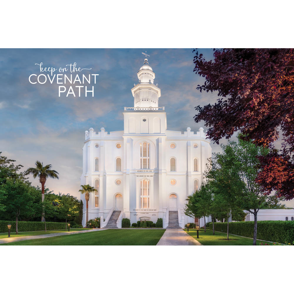 St. George Temple Repositionable Poster