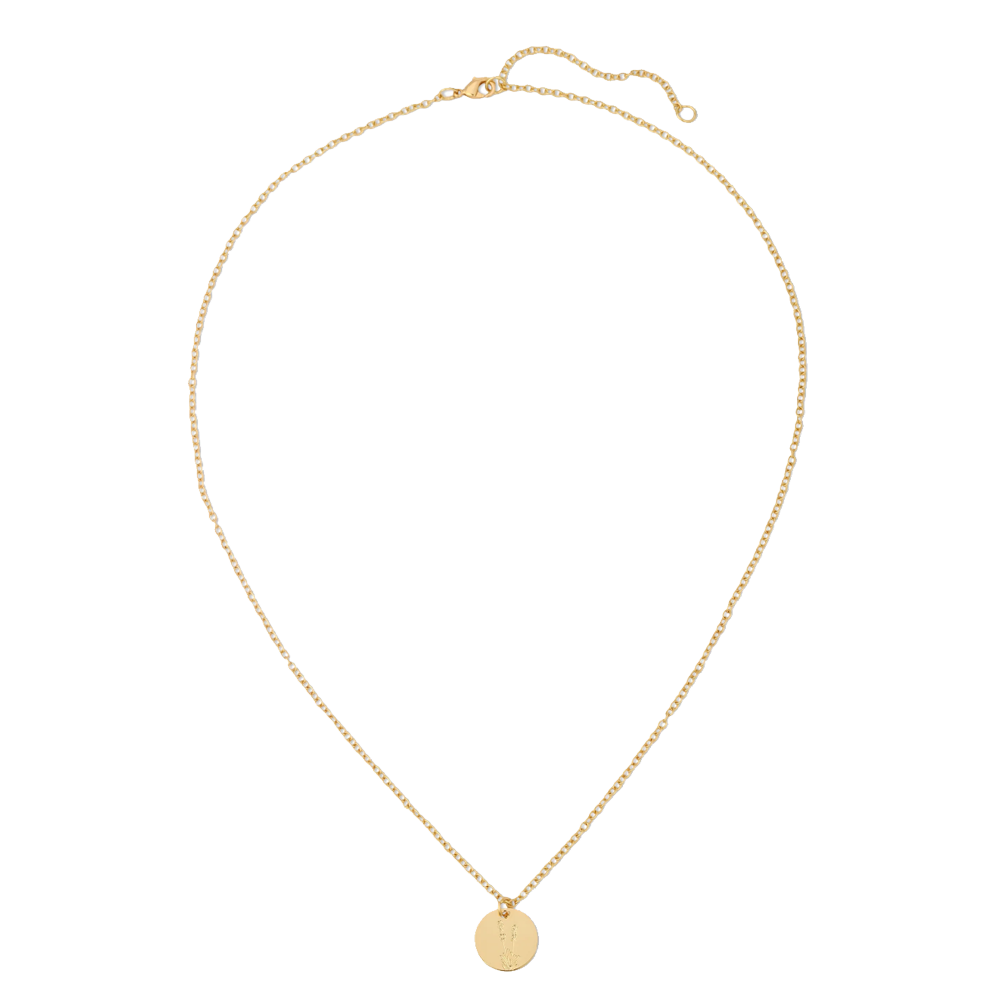 Lavender Botanical Necklace, , large