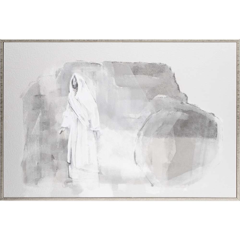 He Lives (17x25 Framed Rumple Paper)