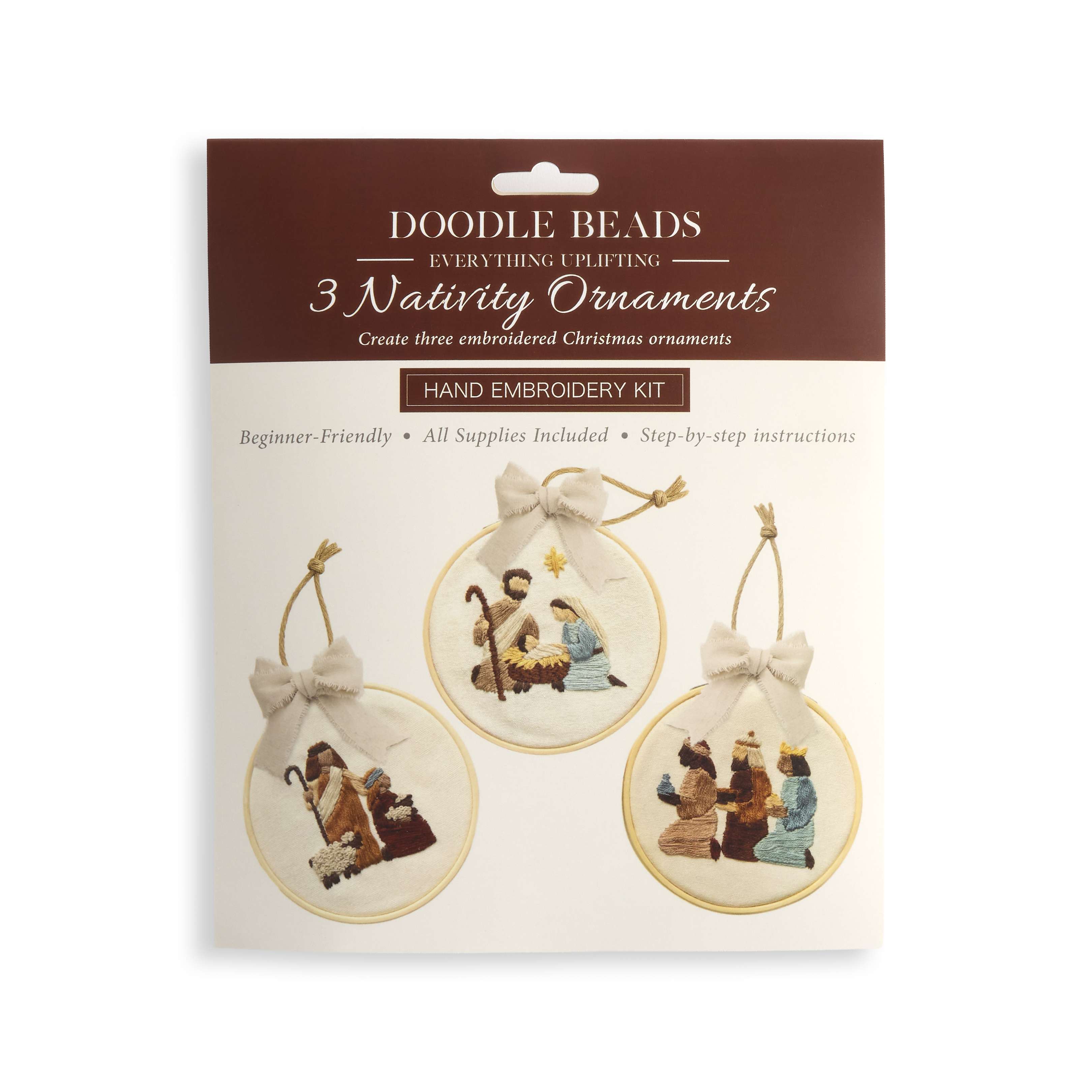 Nativity Ornaments Embroidery Kit