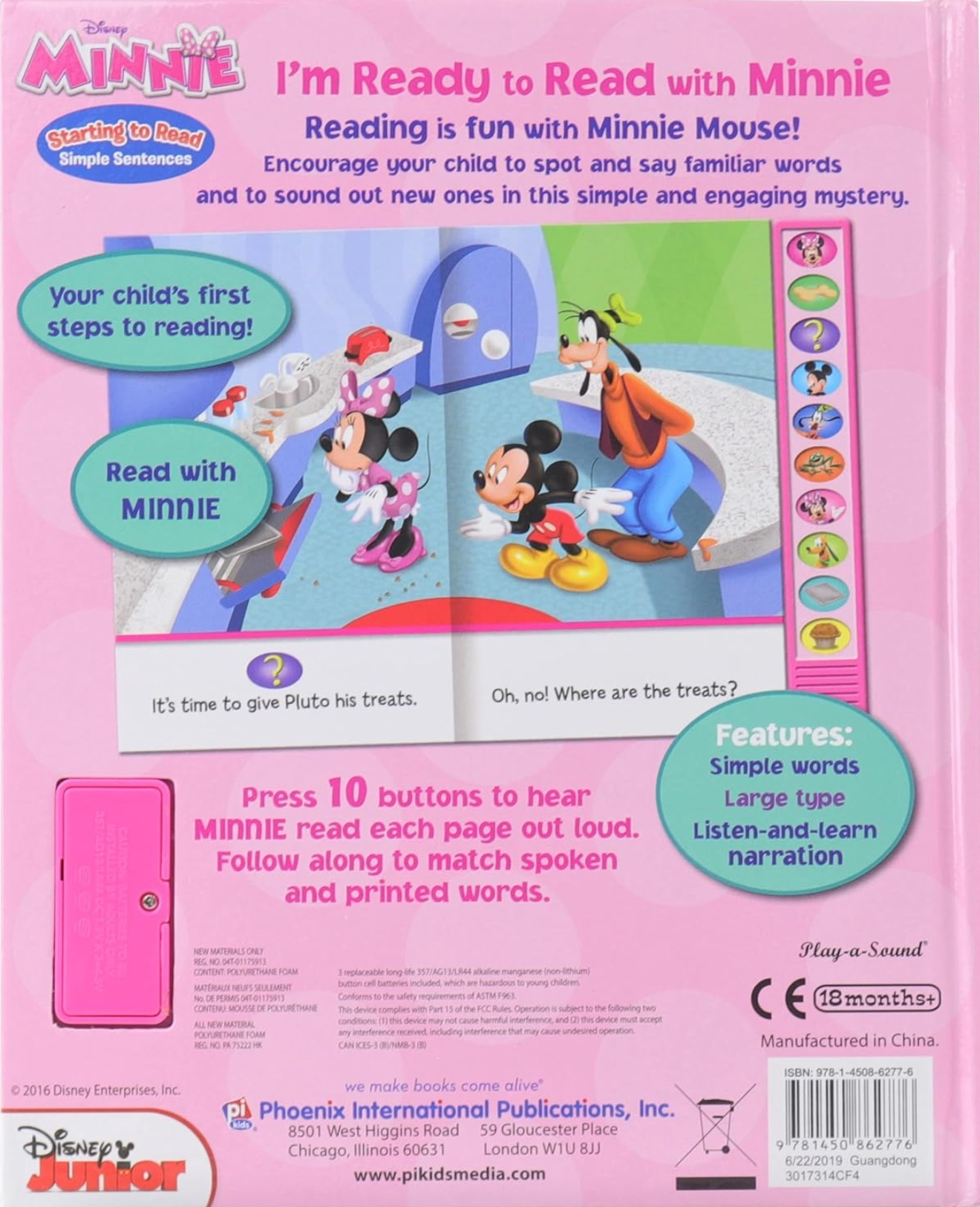 I'm Ready to Read with Minnie Sound Book, , large image number 2