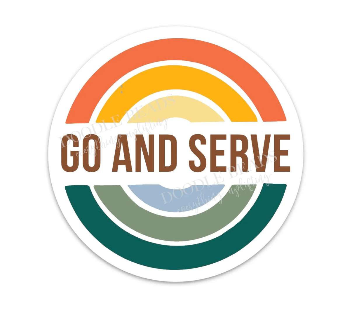Go and Serve Missionary Sticker