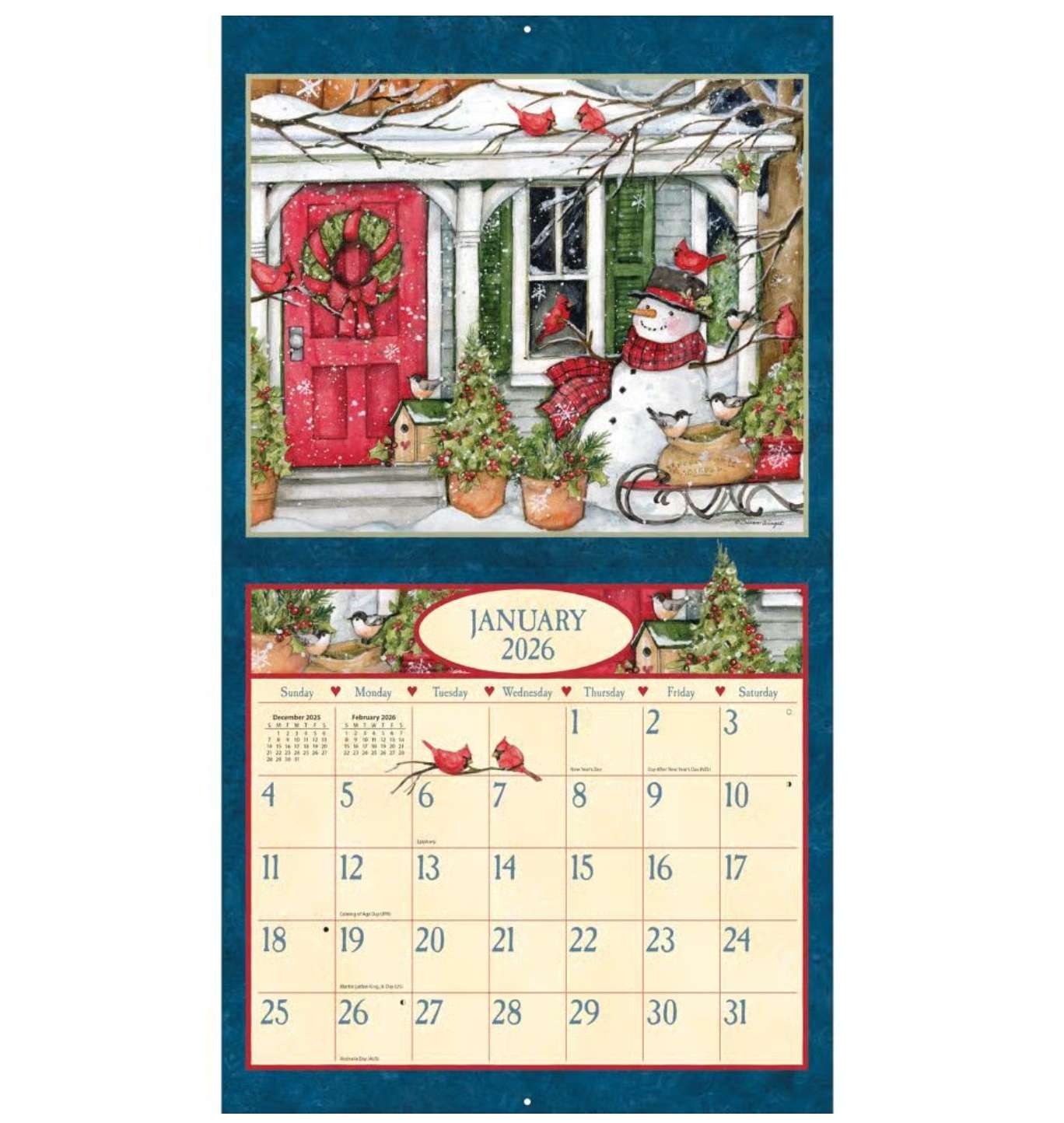 2026 Heart & Home Wall Calendar, , large image number 1