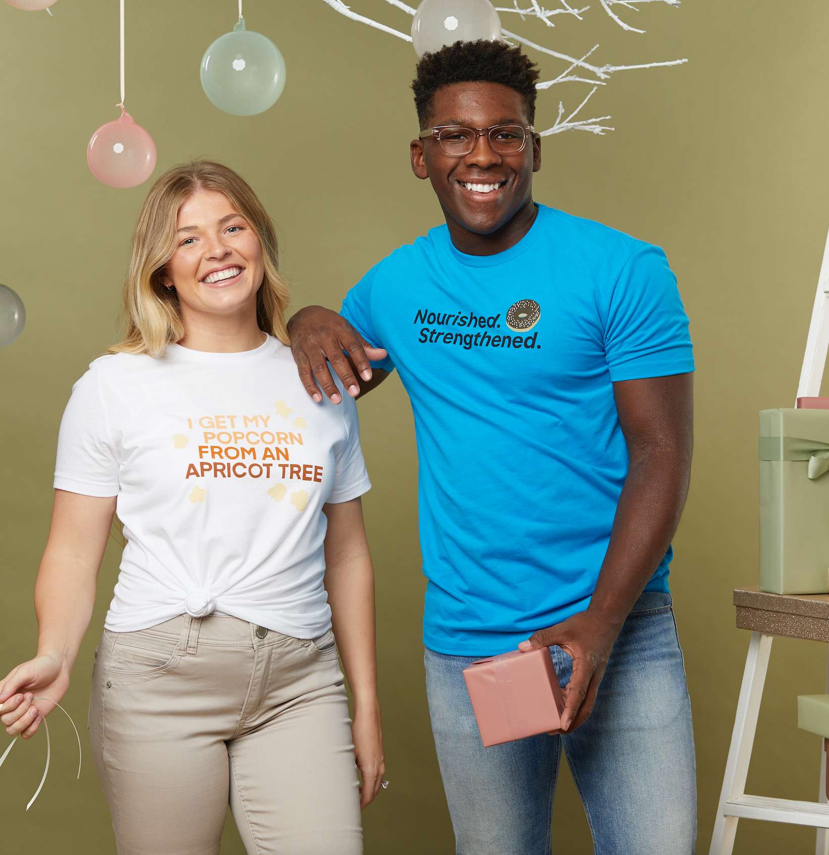 Nourished. Strengthened. Donut Unisex T-Shirt, , large image number 2