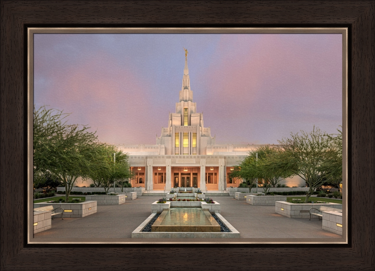 House of Peace: Phoenix Temple (27x35 Framed Art), , large image number 0