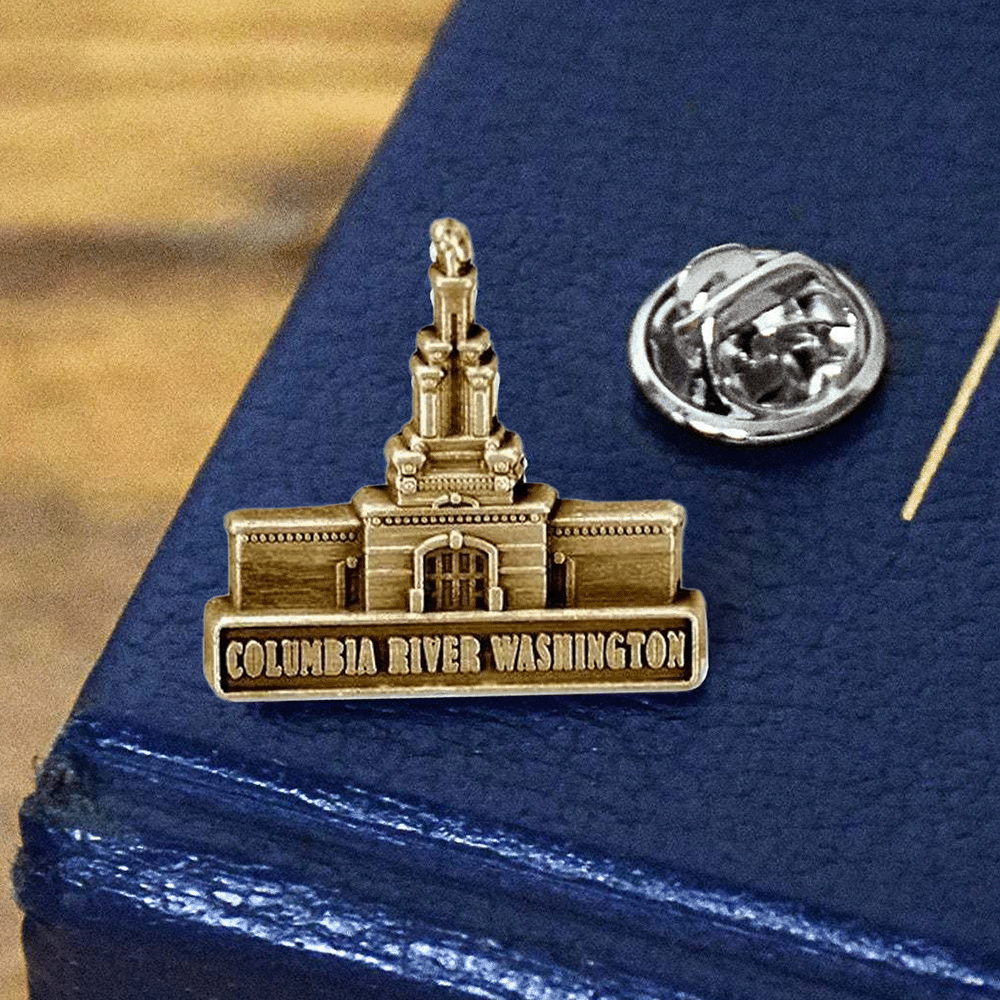 Columbia River Temple Tie Pin, , large image number 1