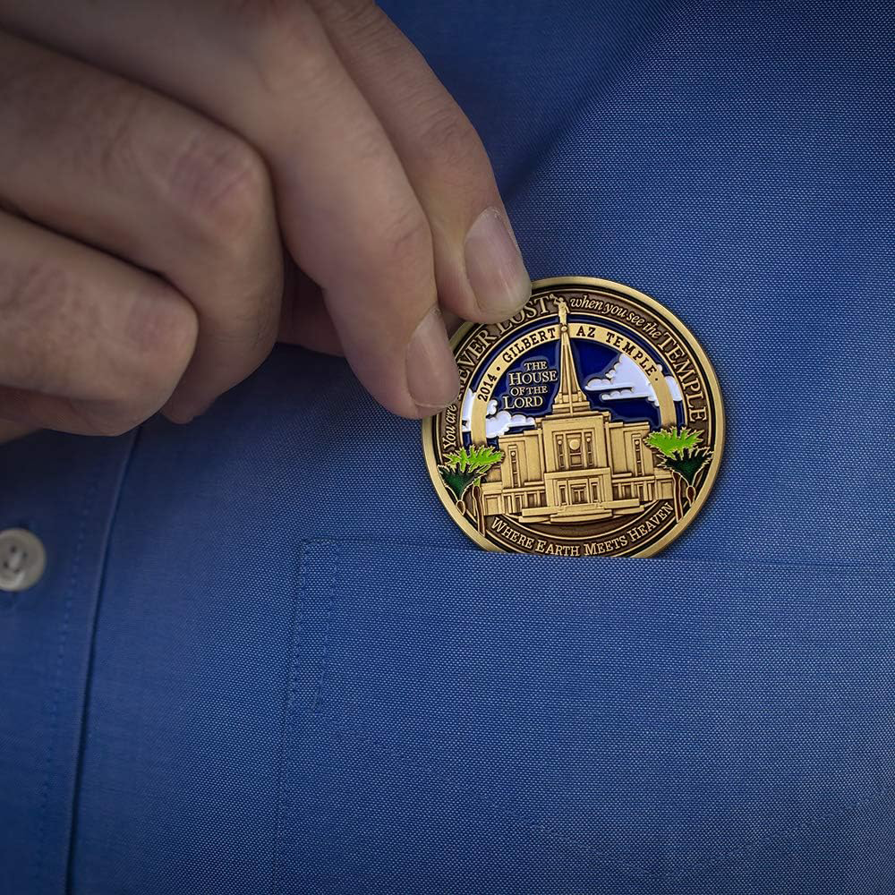 Gilbert Arizona Temple Medallion Coin, , large image number 4