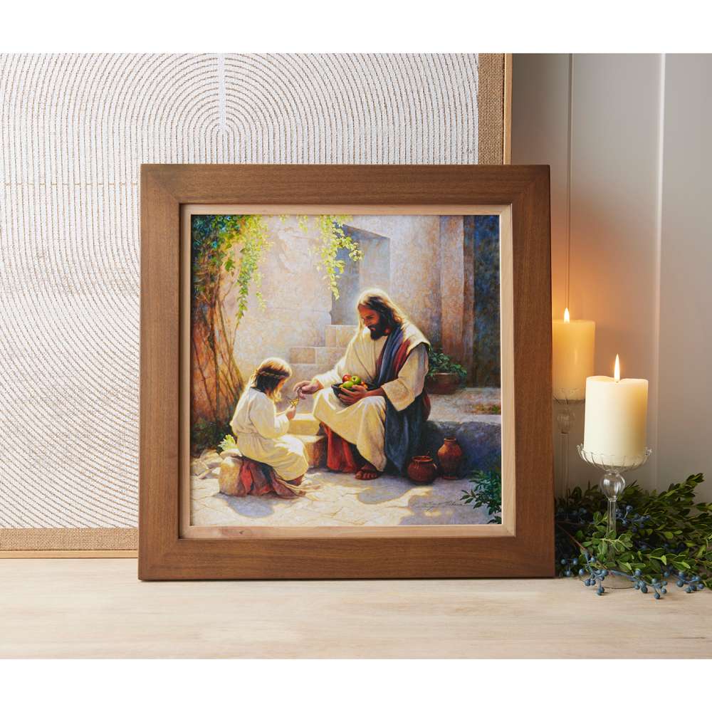I Am a Child of God (21x21 Framed Textured Print), , large image number 2