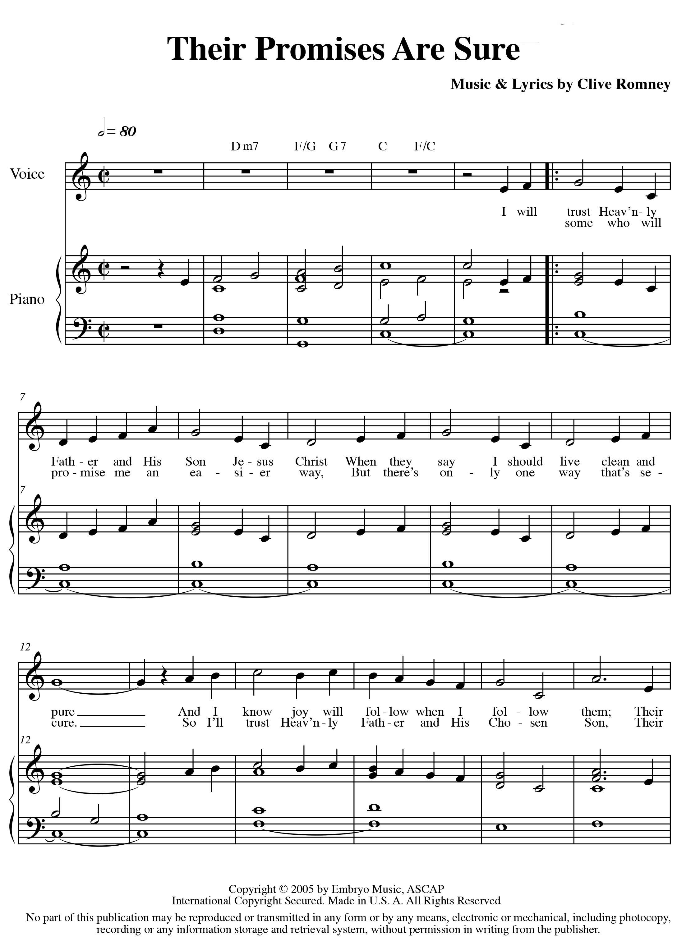 Their Promises Are Sure