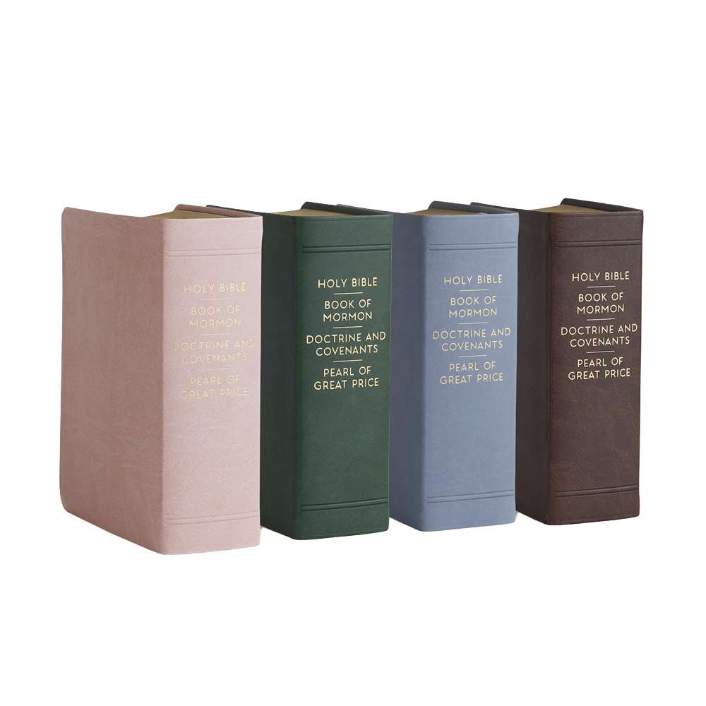 Dusty Rose Quad Scriptures Simulated Leather Scriptures | Deseret Book
