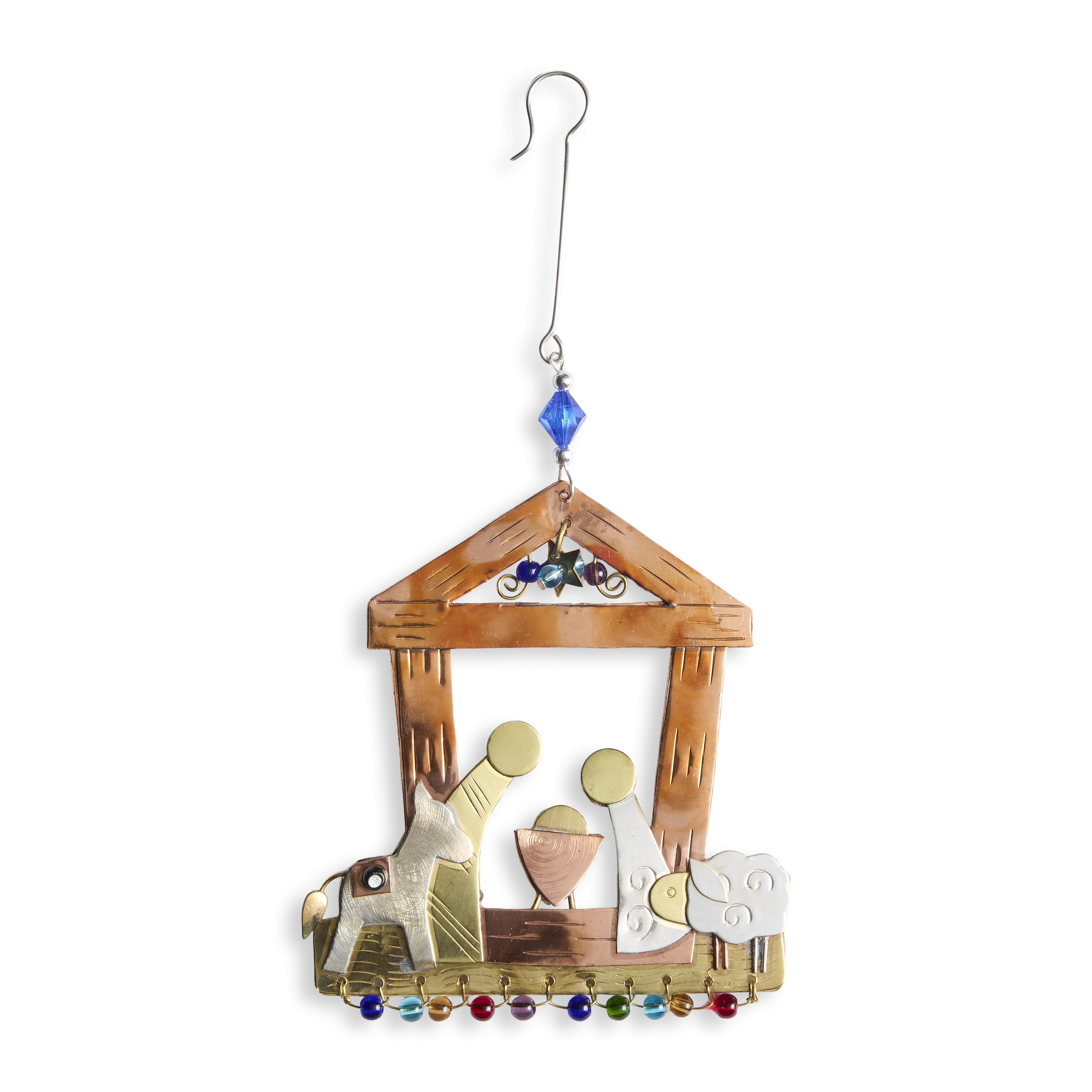 Manger Scene Ornament, , large