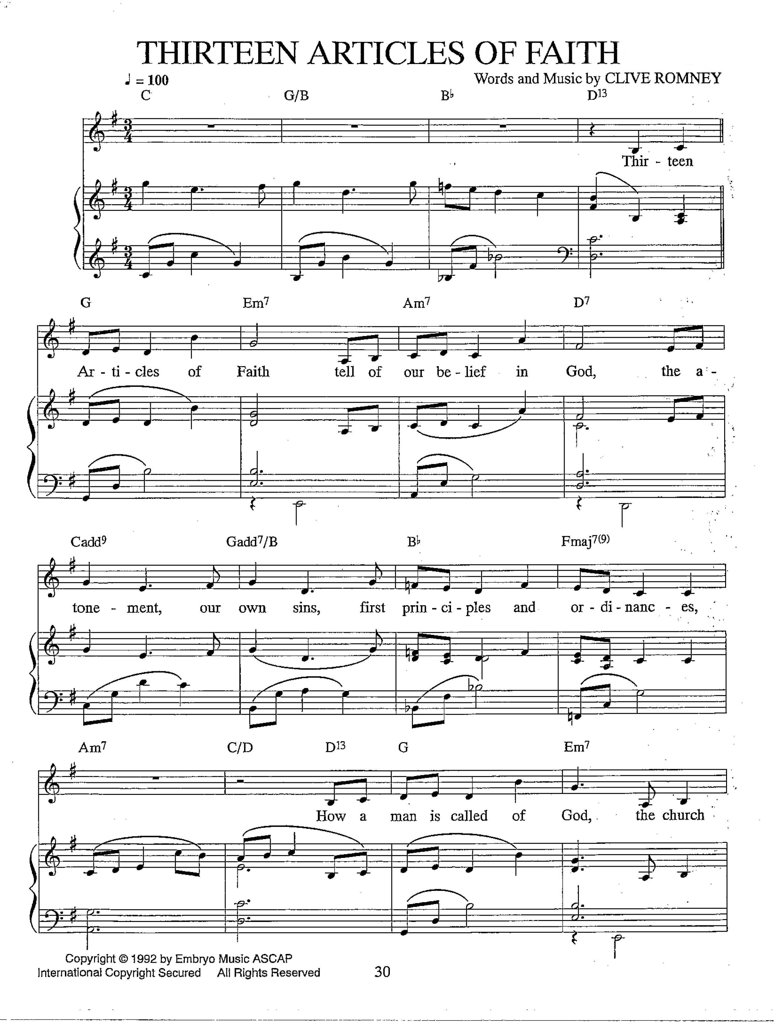 Thirteen Articles of Faith