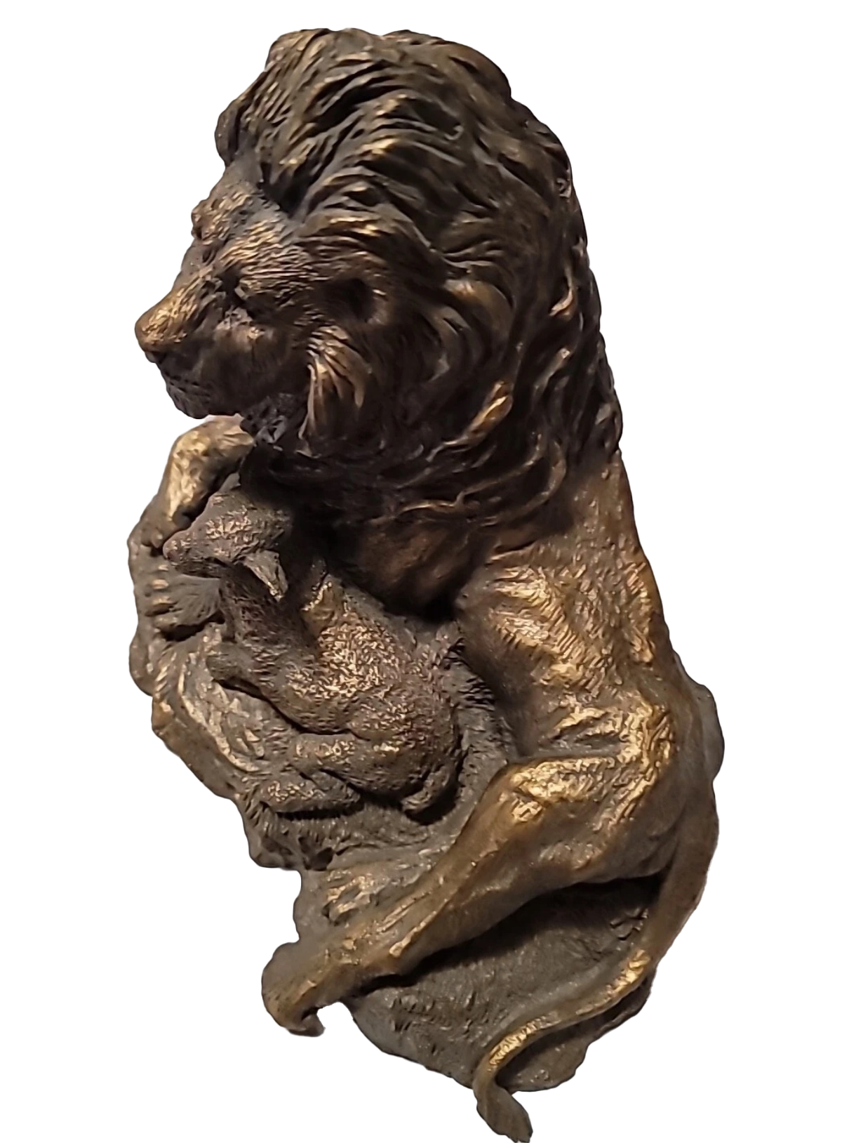 The Lamb and the Lion Bronze Statue, , large image number 1