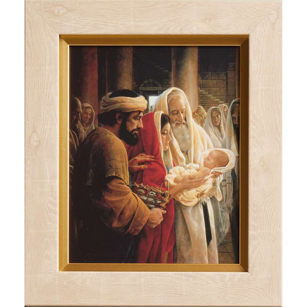 A Light to the Gentiles (13x11 Framed Textured Print)