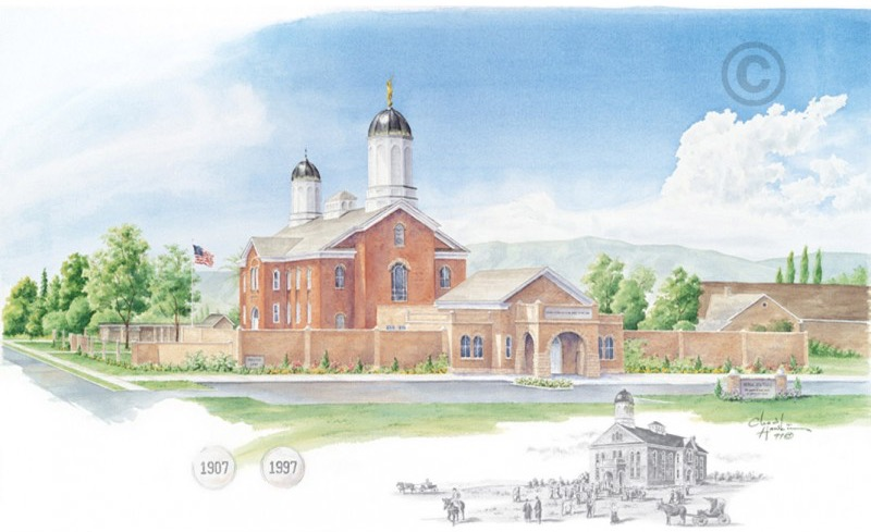 Vernal Utah Temple - 3x4 Print