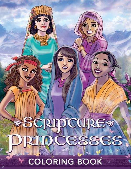 Scripture Princesses Coloring Book, , large image number 0